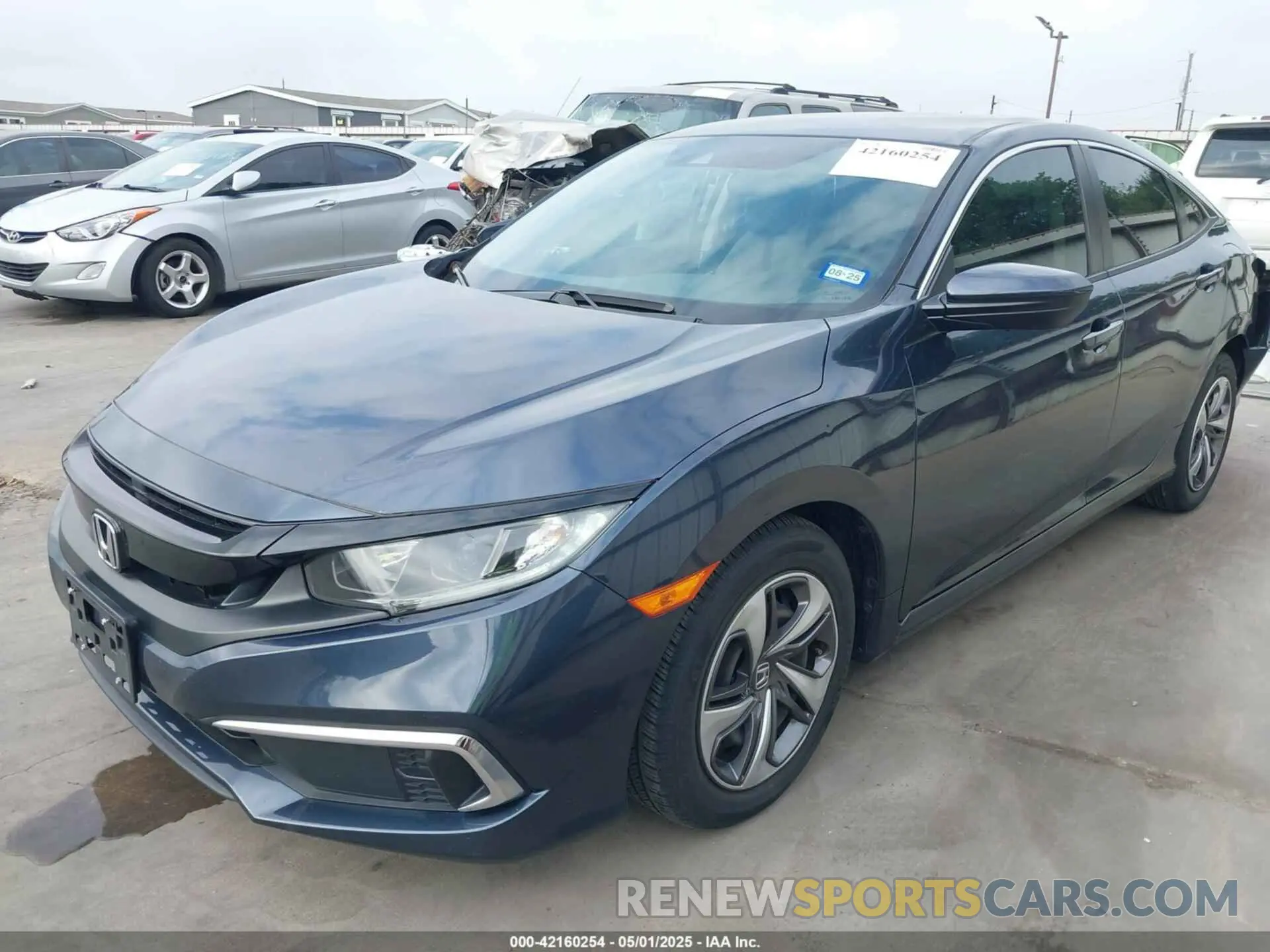 2 Photograph of a damaged car 19XFC2F66KE048315 HONDA CIVIC 2019