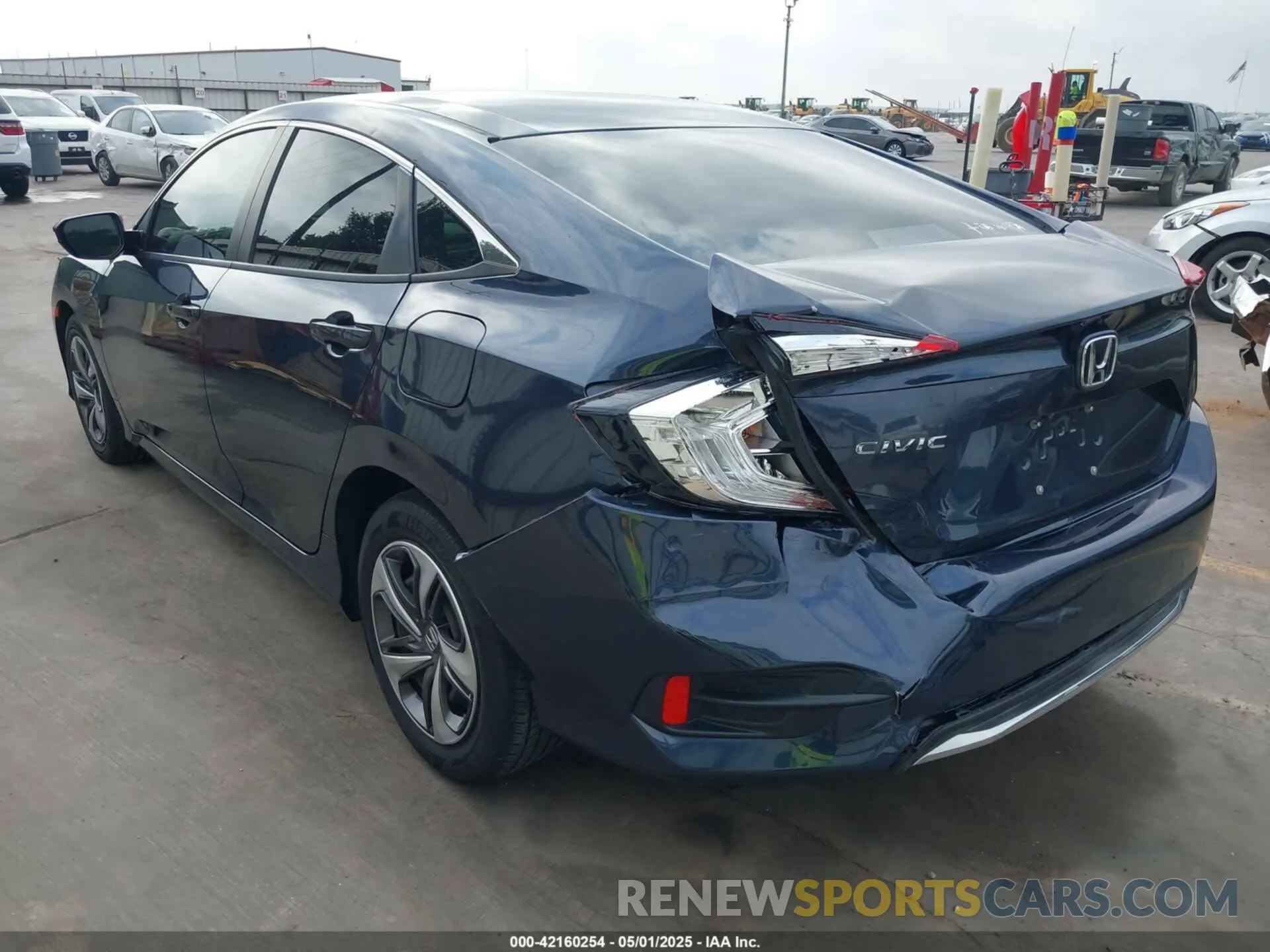 3 Photograph of a damaged car 19XFC2F66KE048315 HONDA CIVIC 2019