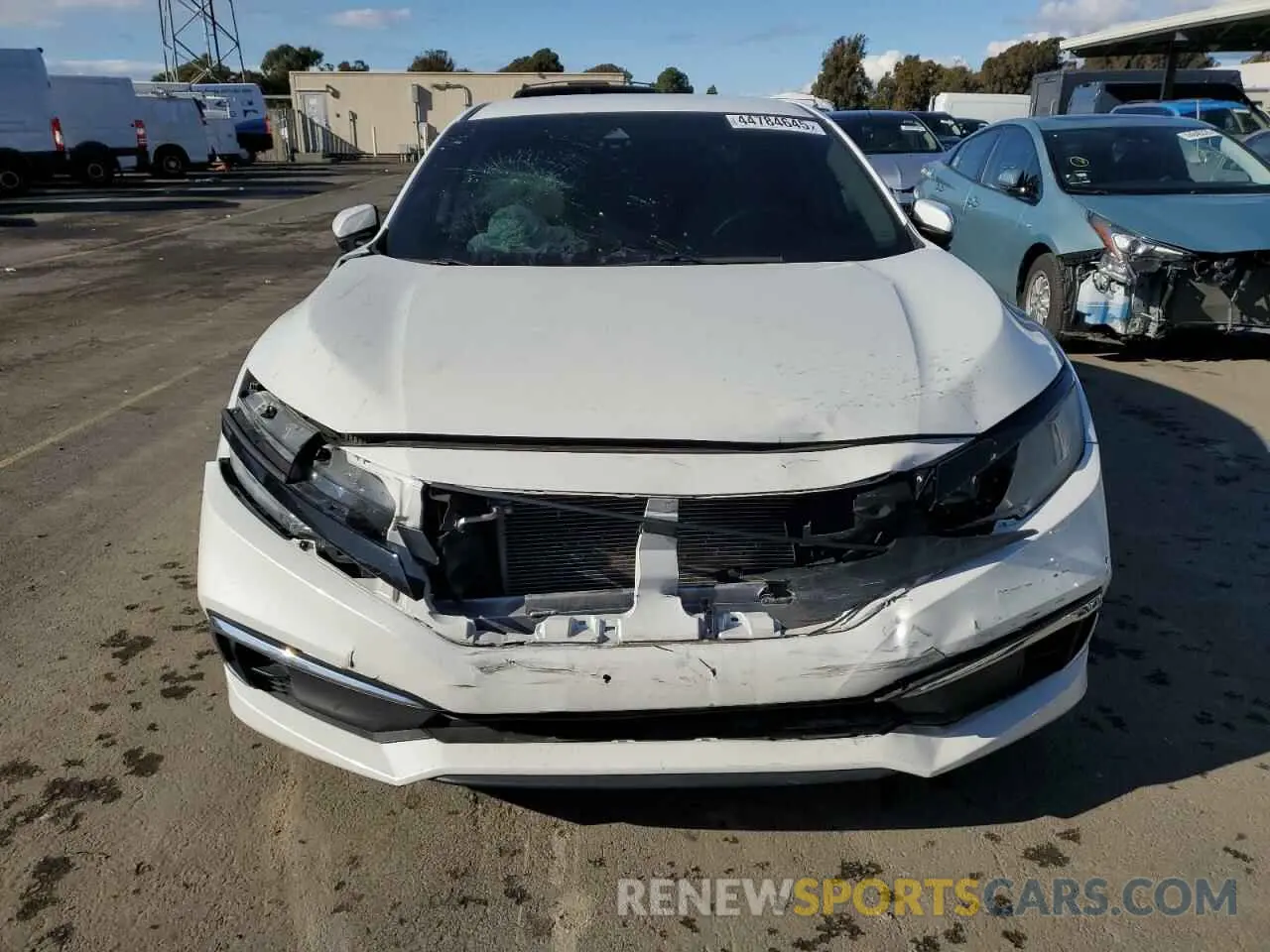 5 Photograph of a damaged car 19XFC2F66KE205213 HONDA CIVIC 2019