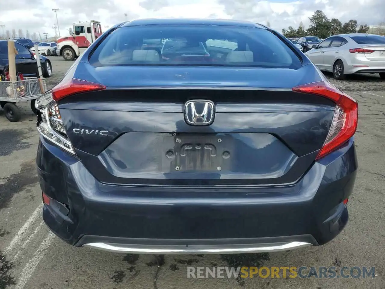 6 Photograph of a damaged car 19XFC2F66KE207835 HONDA CIVIC 2019