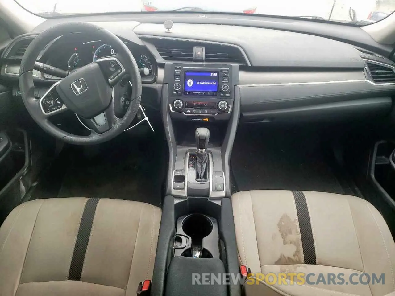 8 Photograph of a damaged car 19XFC2F67KE003349 HONDA CIVIC 2019