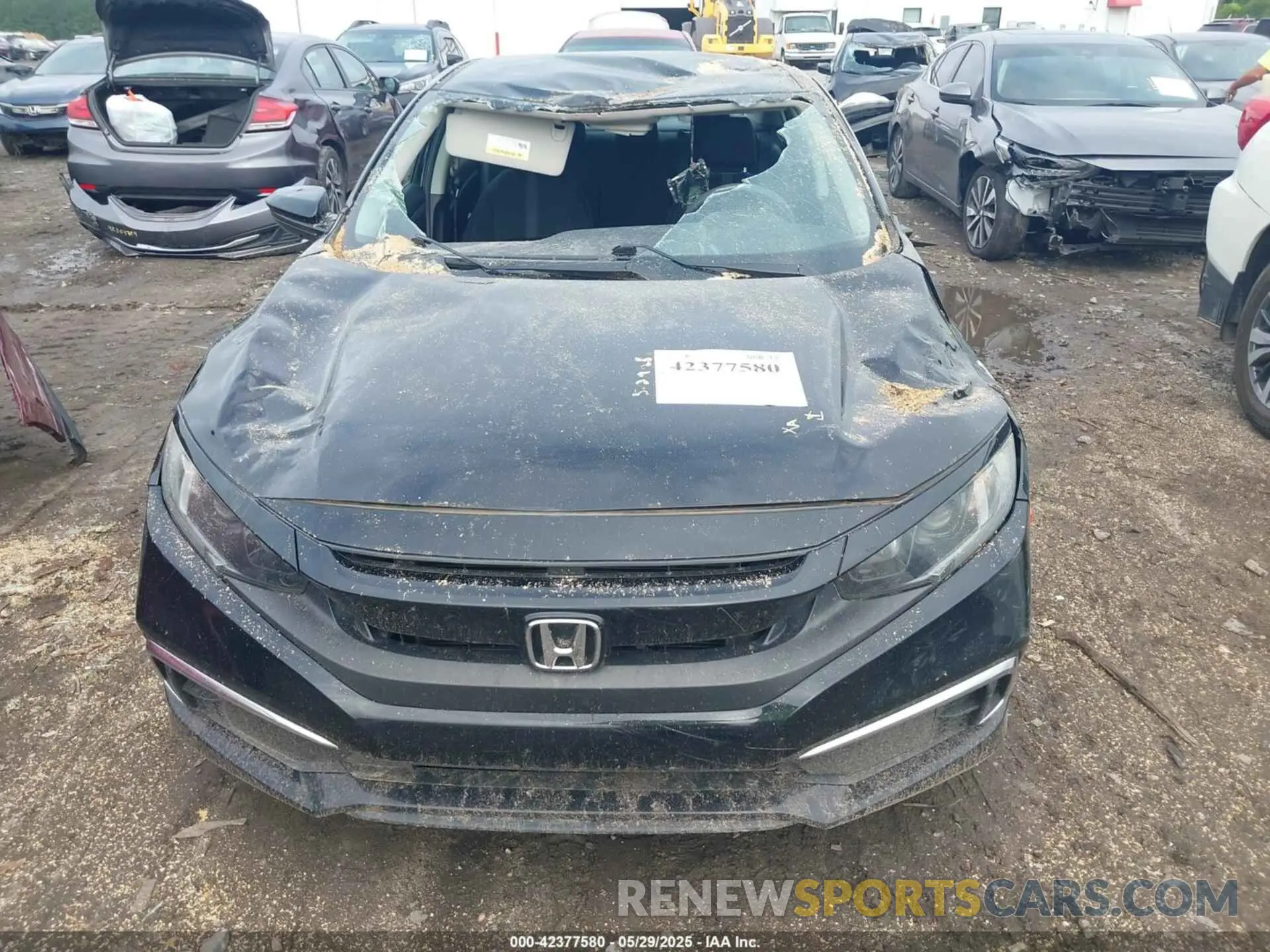 6 Photograph of a damaged car 19XFC2F67KE011063 HONDA CIVIC 2019