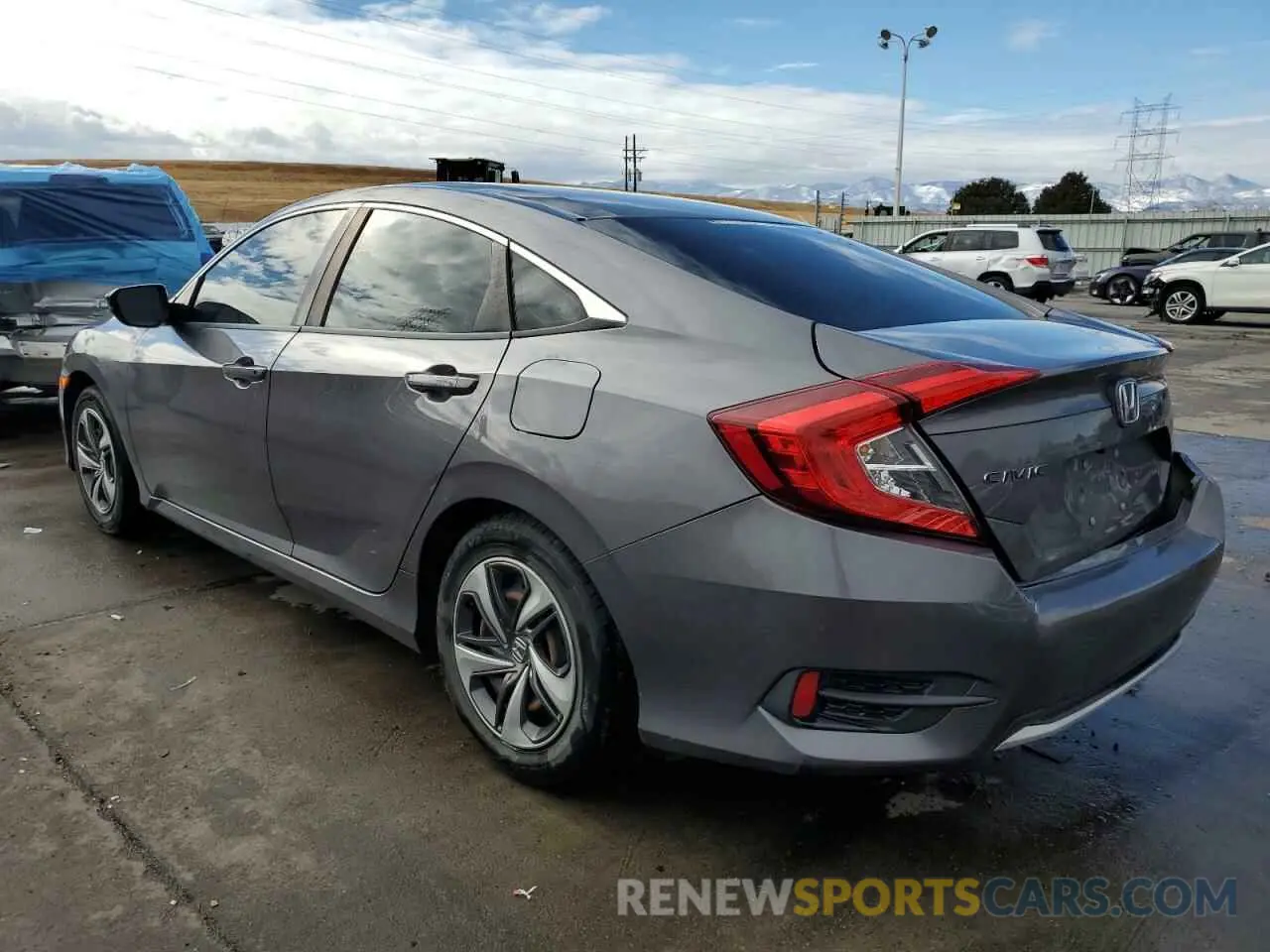 2 Photograph of a damaged car 19XFC2F67KE011709 HONDA CIVIC 2019
