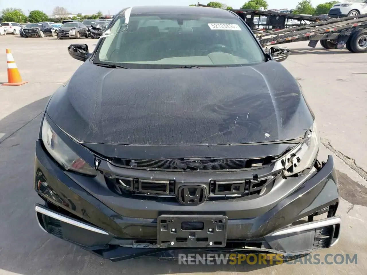 5 Photograph of a damaged car 19XFC2F67KE013203 HONDA CIVIC 2019