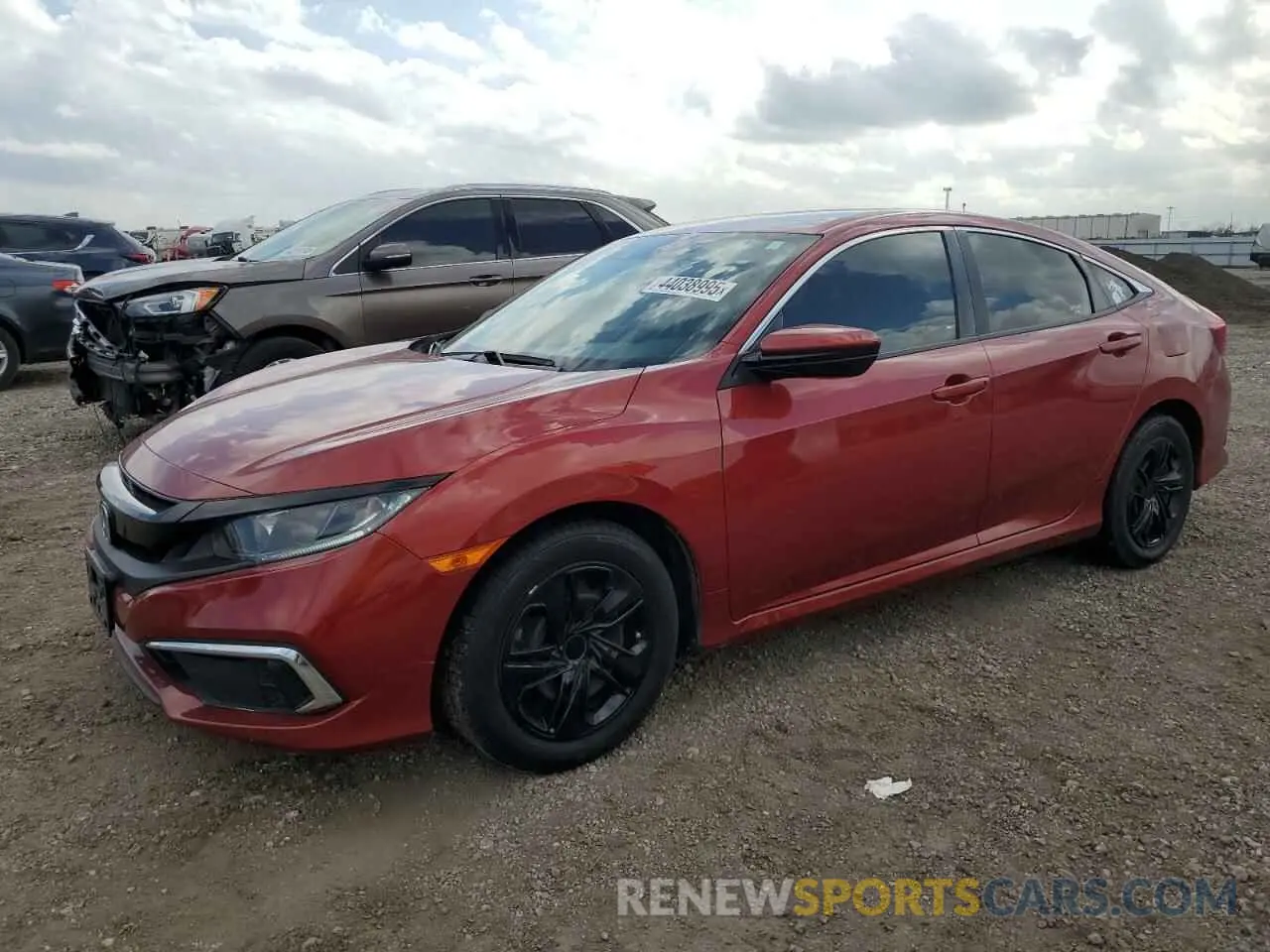 1 Photograph of a damaged car 19XFC2F67KE015467 HONDA CIVIC 2019
