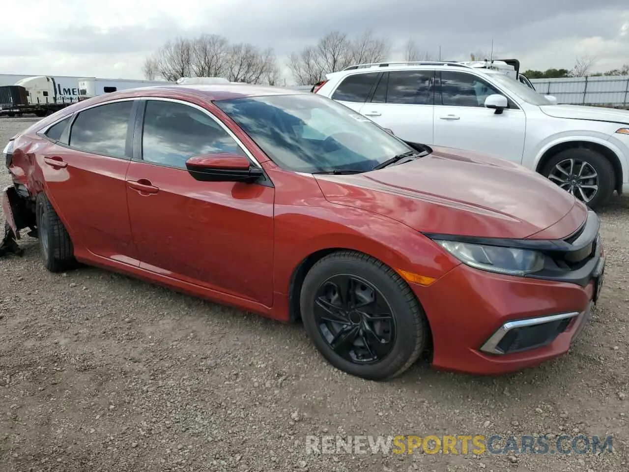 4 Photograph of a damaged car 19XFC2F67KE015467 HONDA CIVIC 2019