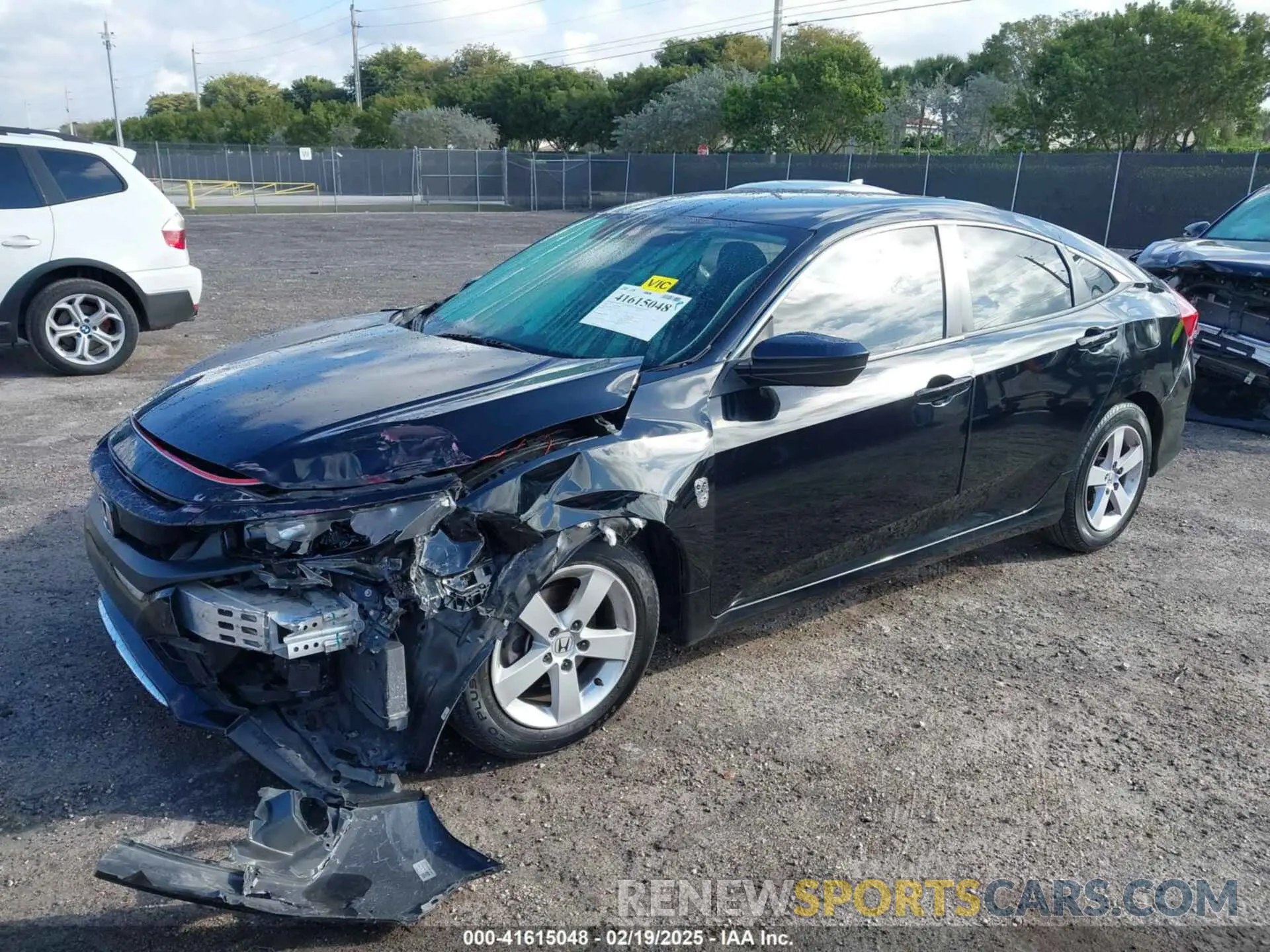 2 Photograph of a damaged car 19XFC2F67KE017168 HONDA CIVIC 2019