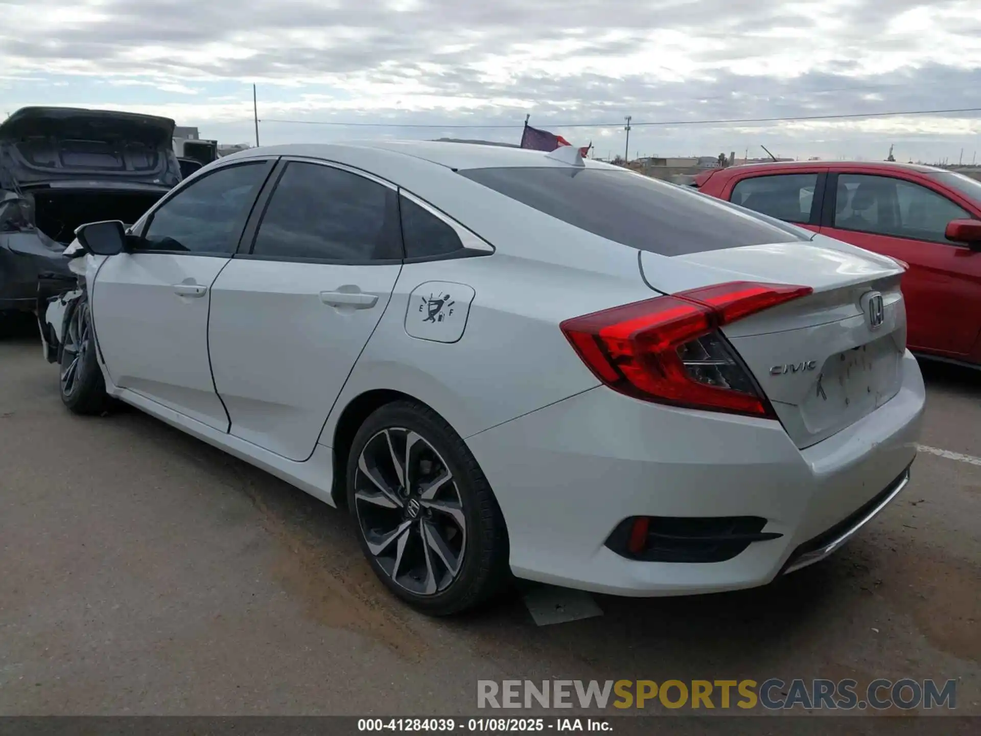 3 Photograph of a damaged car 19XFC2F67KE017395 HONDA CIVIC 2019