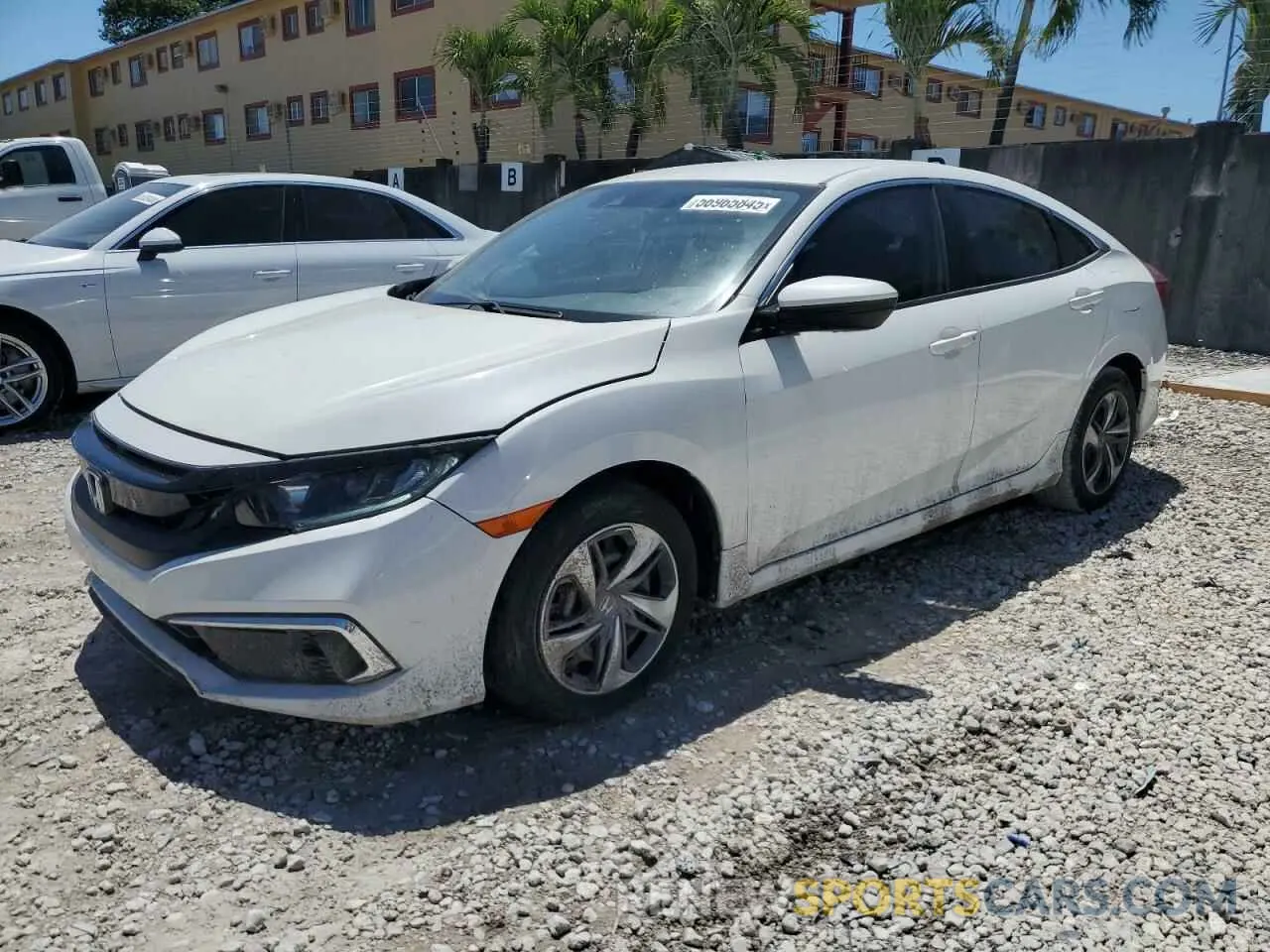 1 Photograph of a damaged car 19XFC2F67KE024122 HONDA CIVIC 2019
