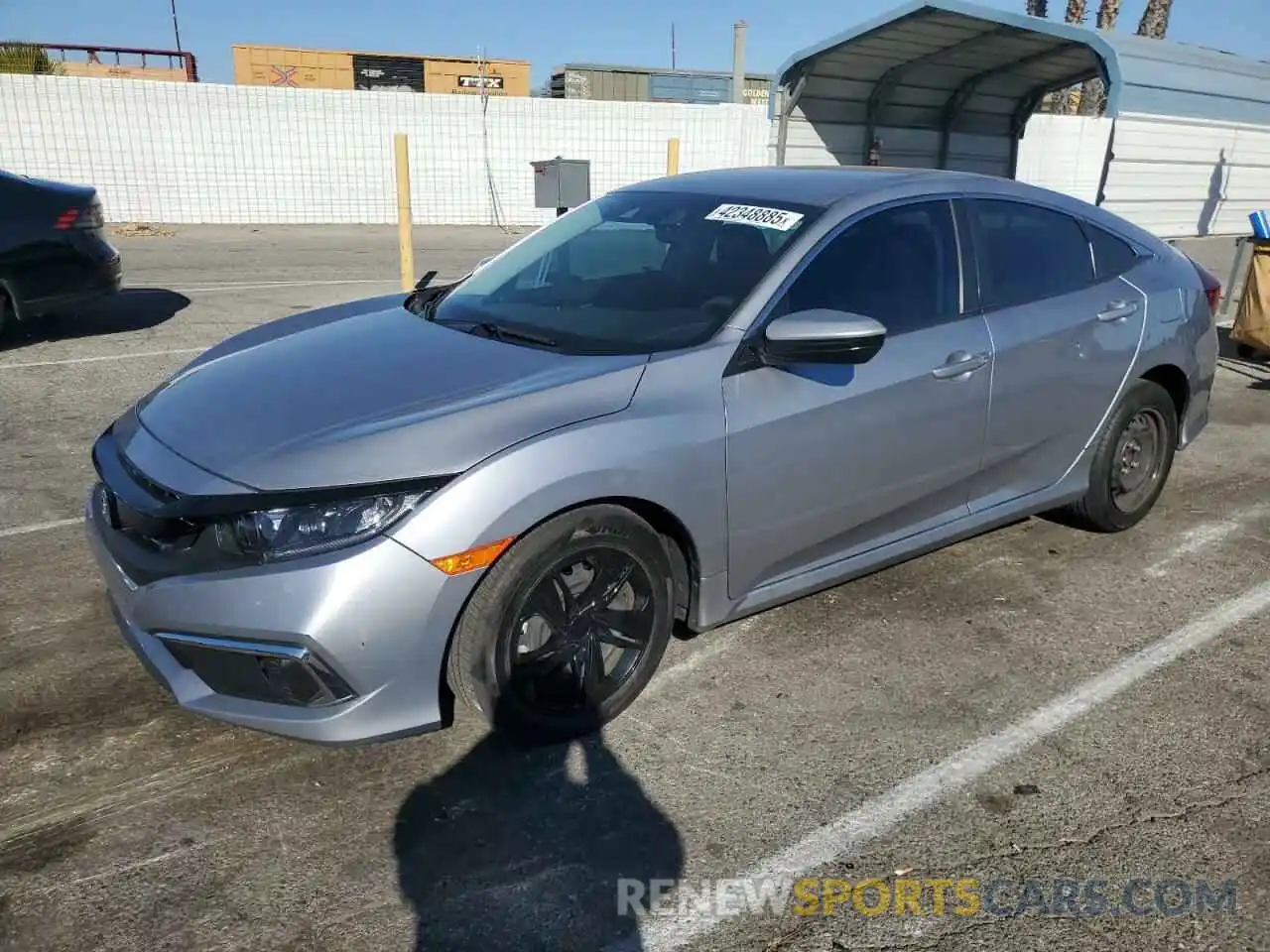 1 Photograph of a damaged car 19XFC2F67KE027070 HONDA CIVIC 2019