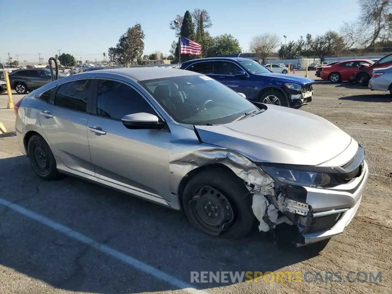 4 Photograph of a damaged car 19XFC2F67KE027070 HONDA CIVIC 2019