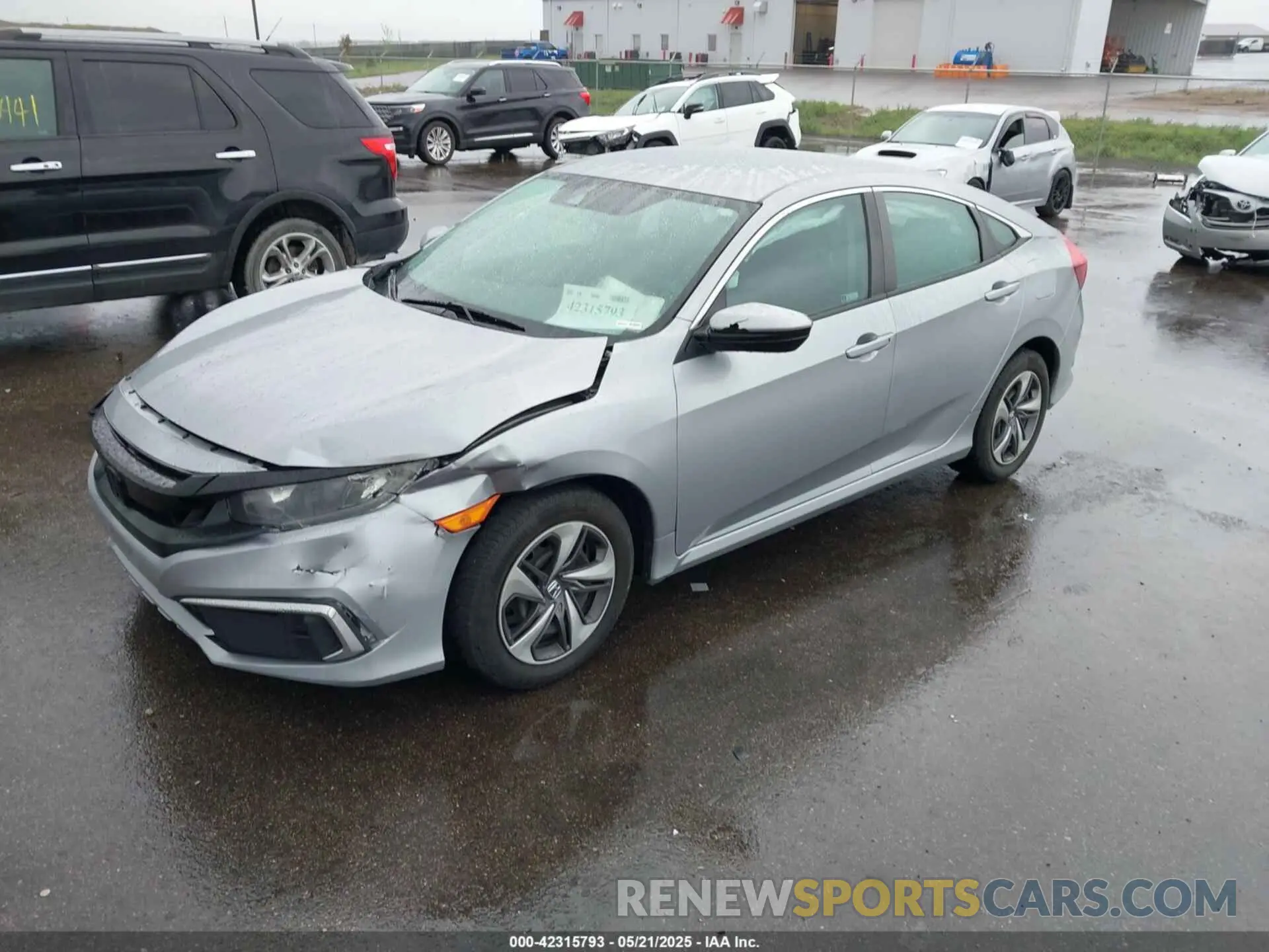 2 Photograph of a damaged car 19XFC2F67KE028591 HONDA CIVIC 2019