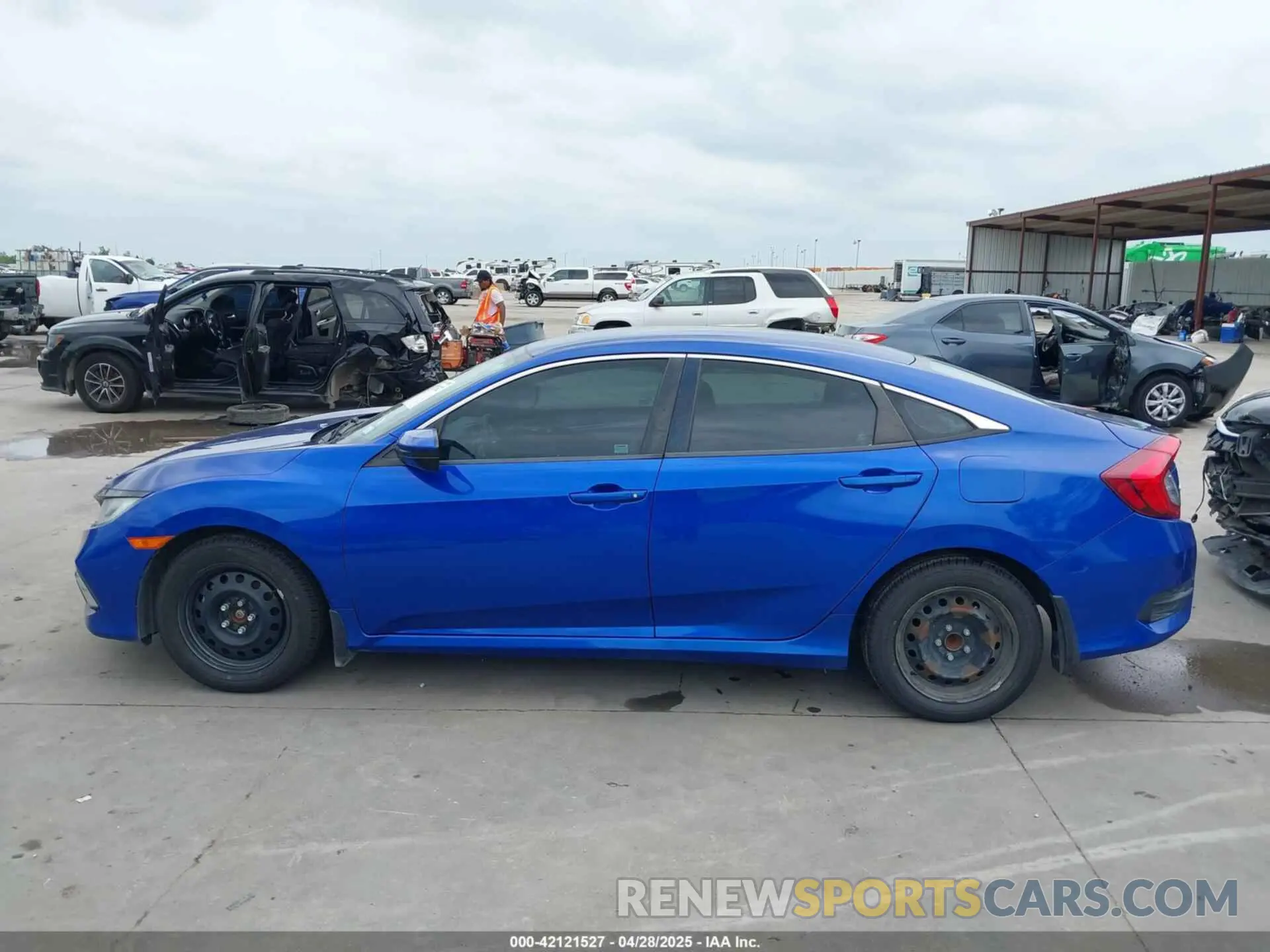15 Photograph of a damaged car 19XFC2F67KE034164 HONDA CIVIC 2019