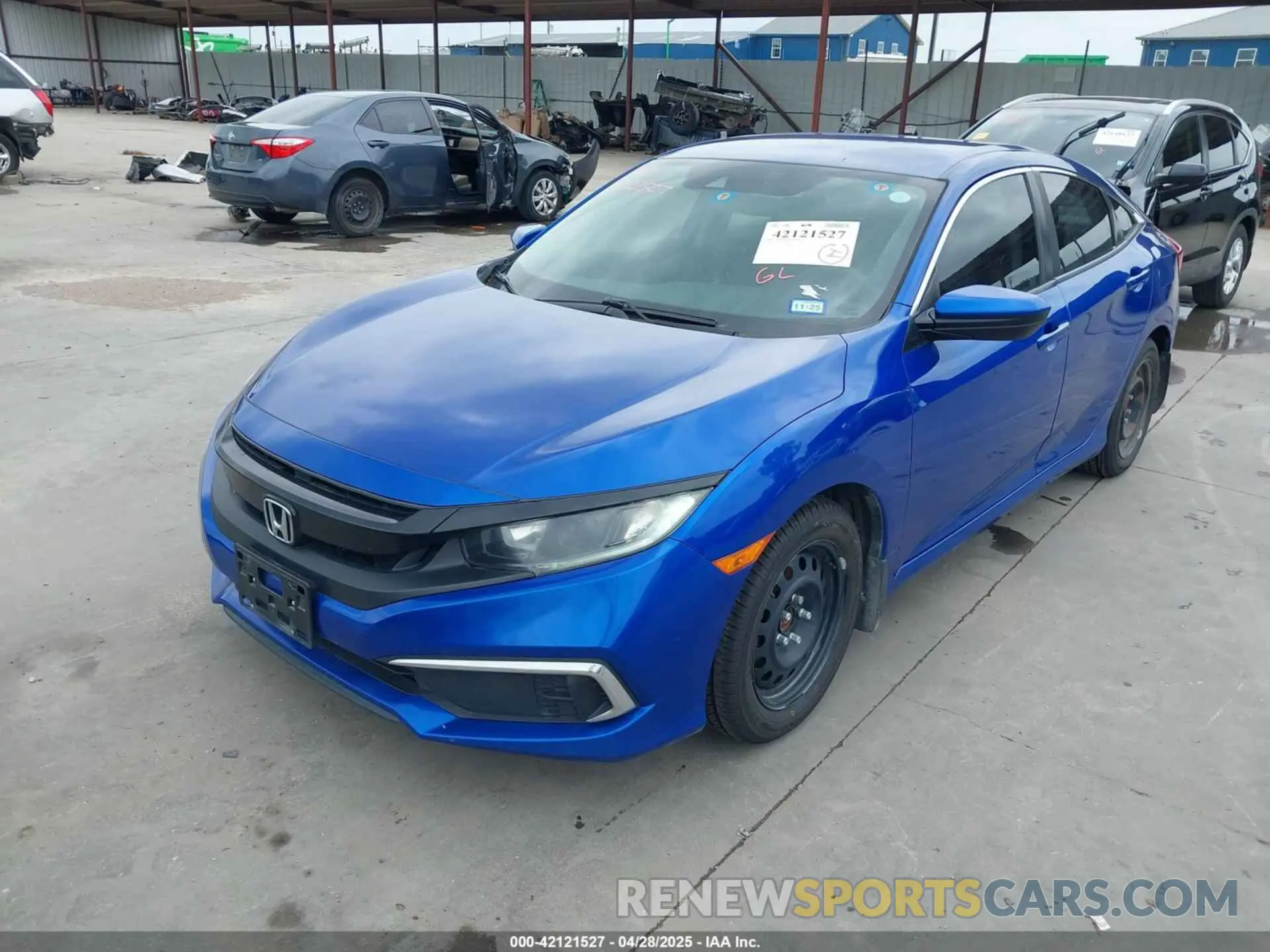 2 Photograph of a damaged car 19XFC2F67KE034164 HONDA CIVIC 2019
