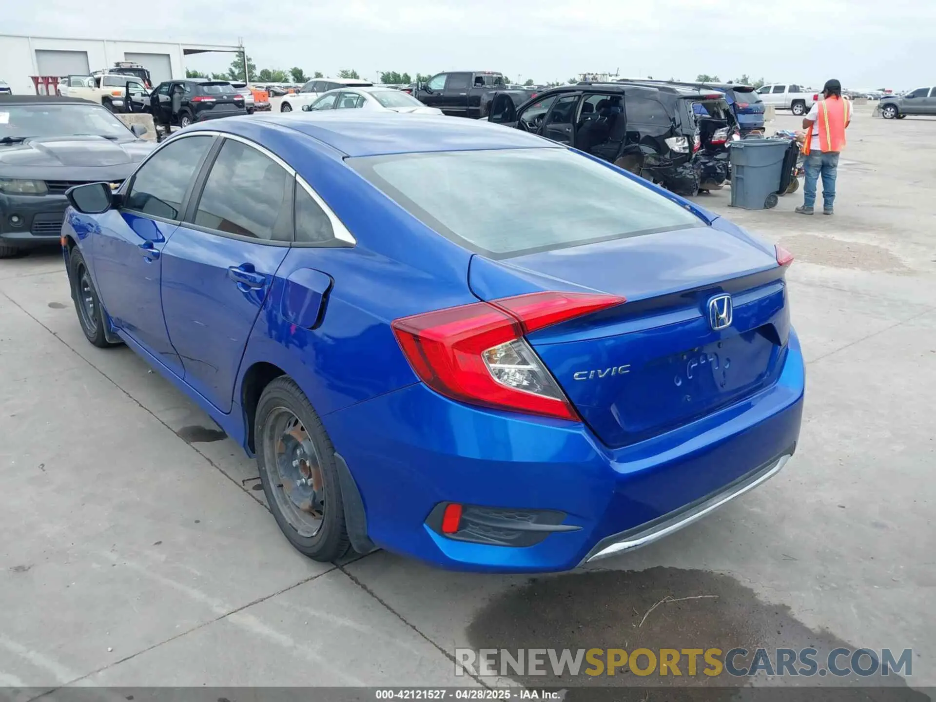 3 Photograph of a damaged car 19XFC2F67KE034164 HONDA CIVIC 2019