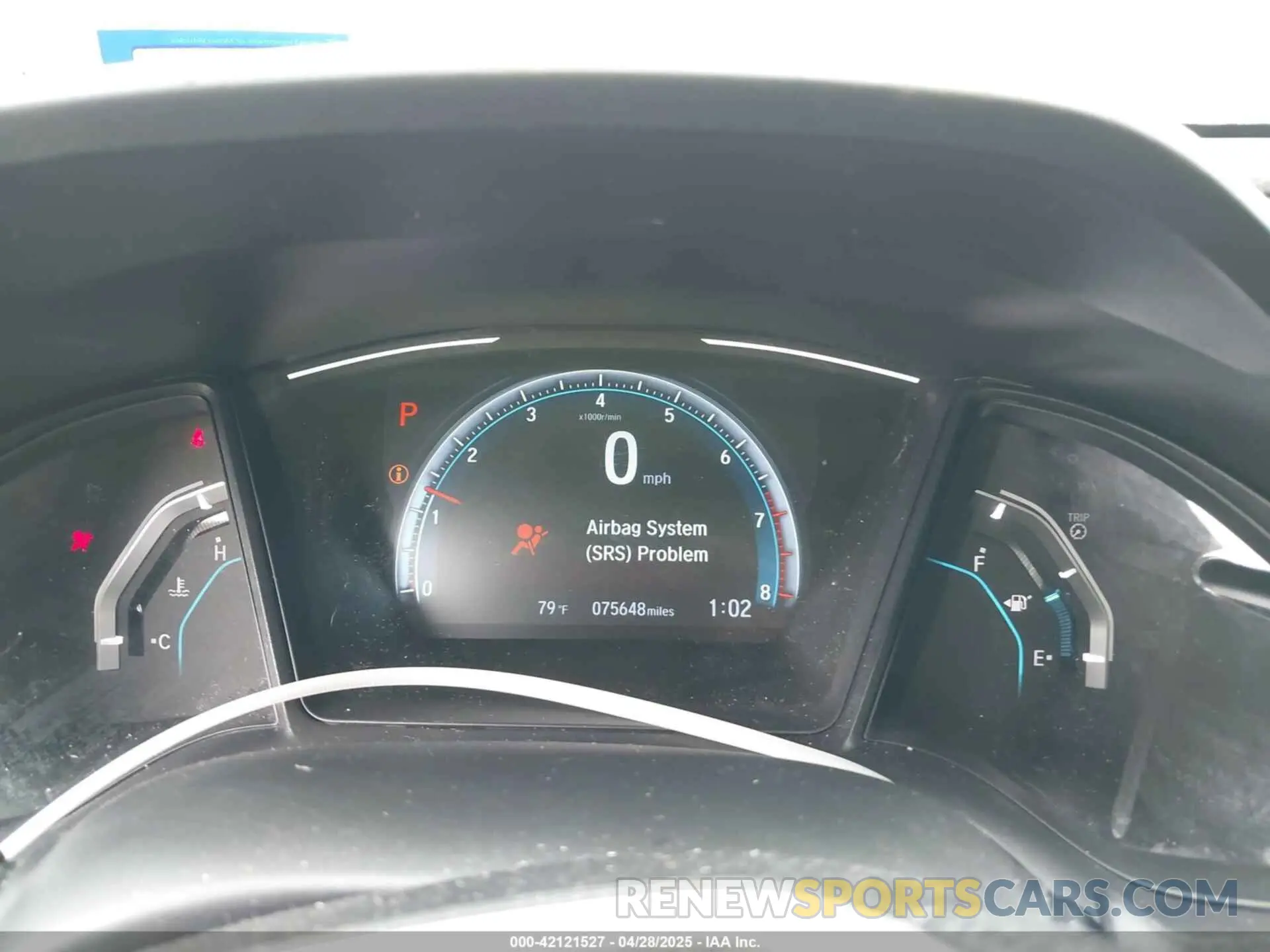7 Photograph of a damaged car 19XFC2F67KE034164 HONDA CIVIC 2019