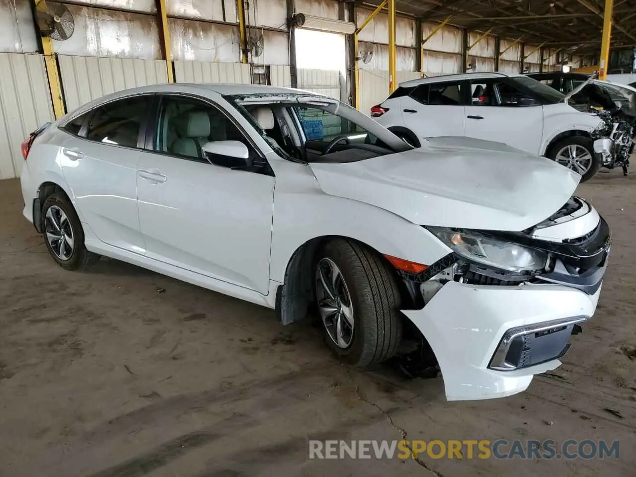 4 Photograph of a damaged car 19XFC2F67KE040174 HONDA CIVIC 2019