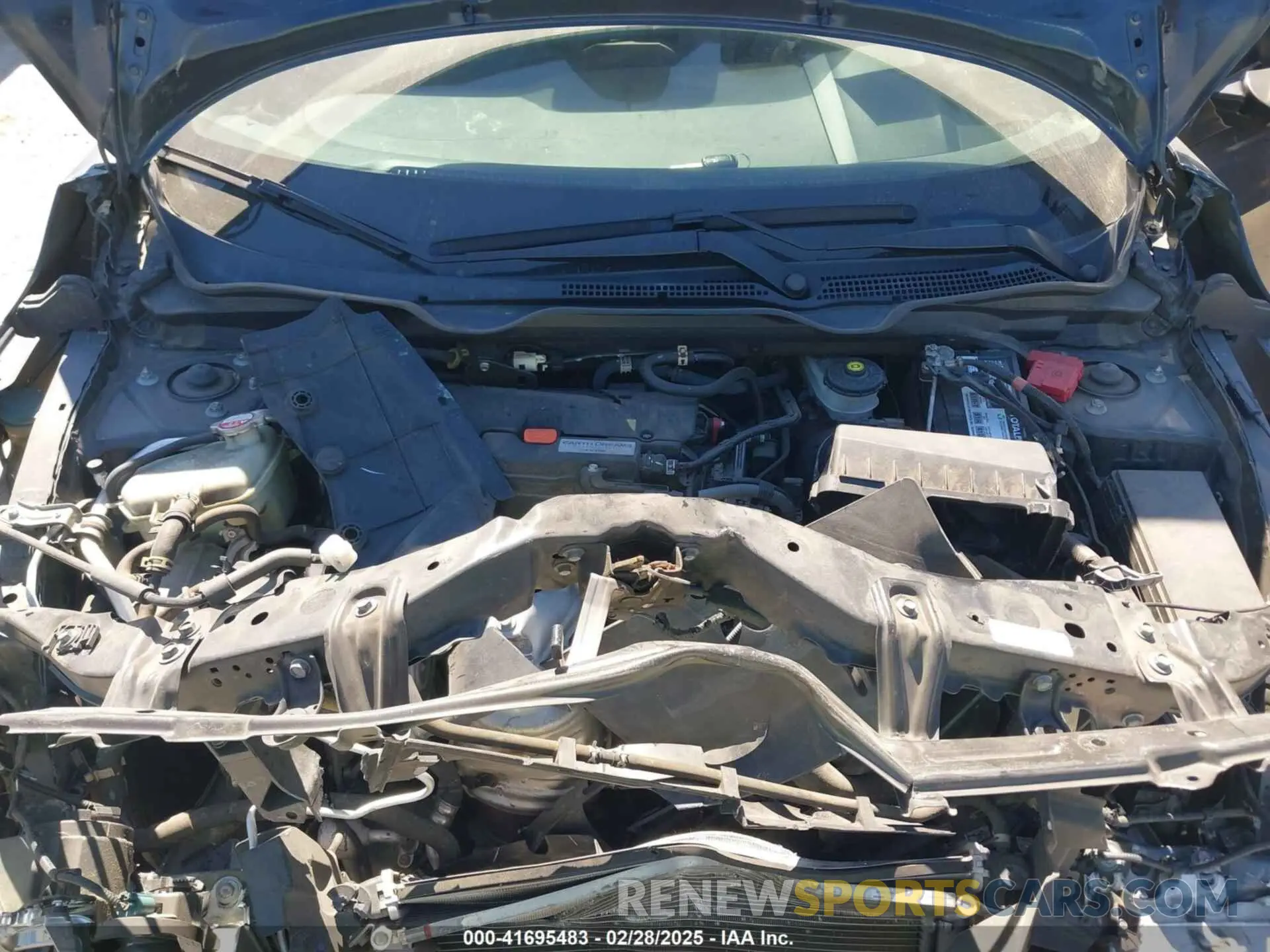 10 Photograph of a damaged car 19XFC2F67KE040661 HONDA CIVIC 2019
