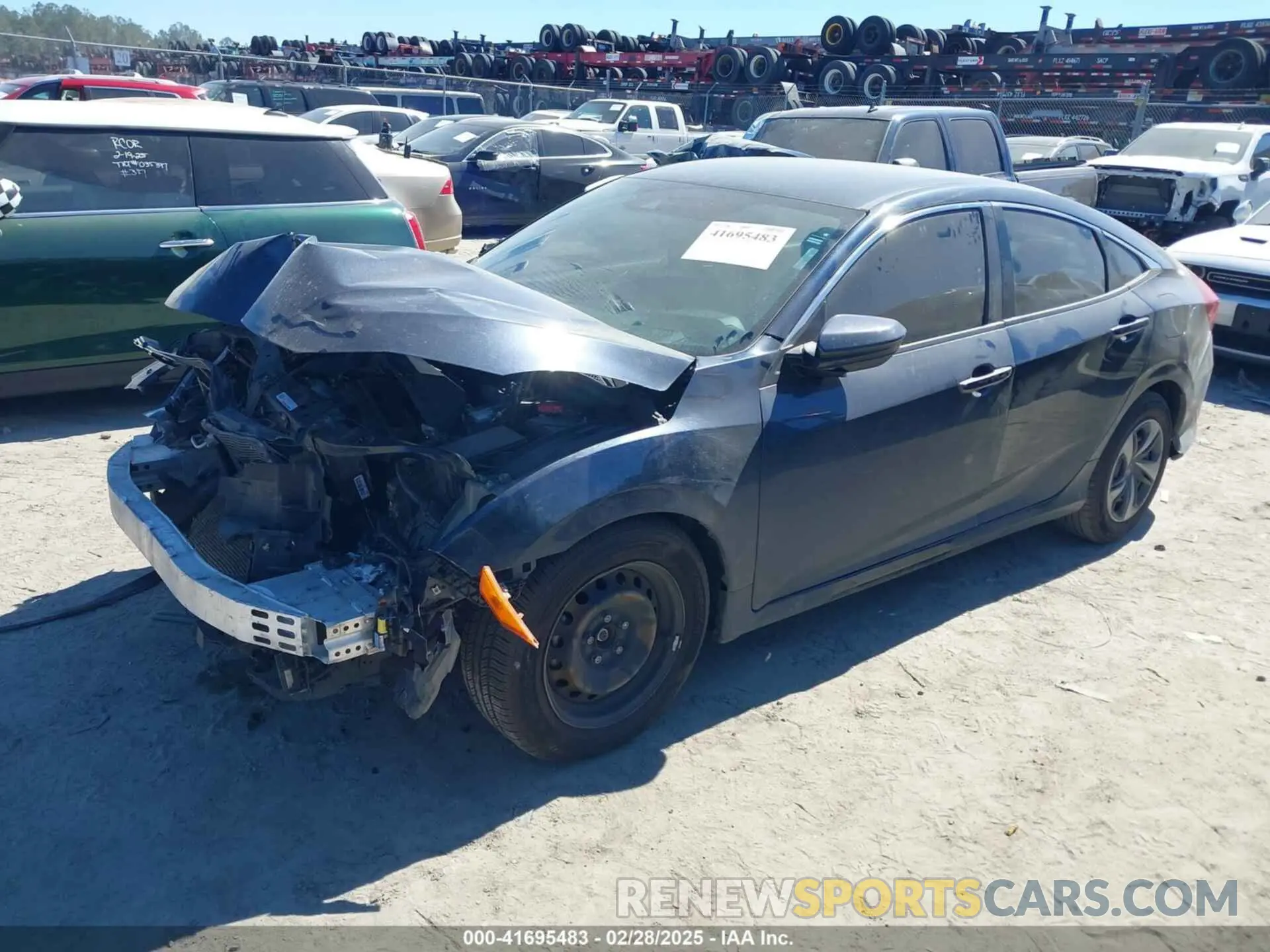 2 Photograph of a damaged car 19XFC2F67KE040661 HONDA CIVIC 2019