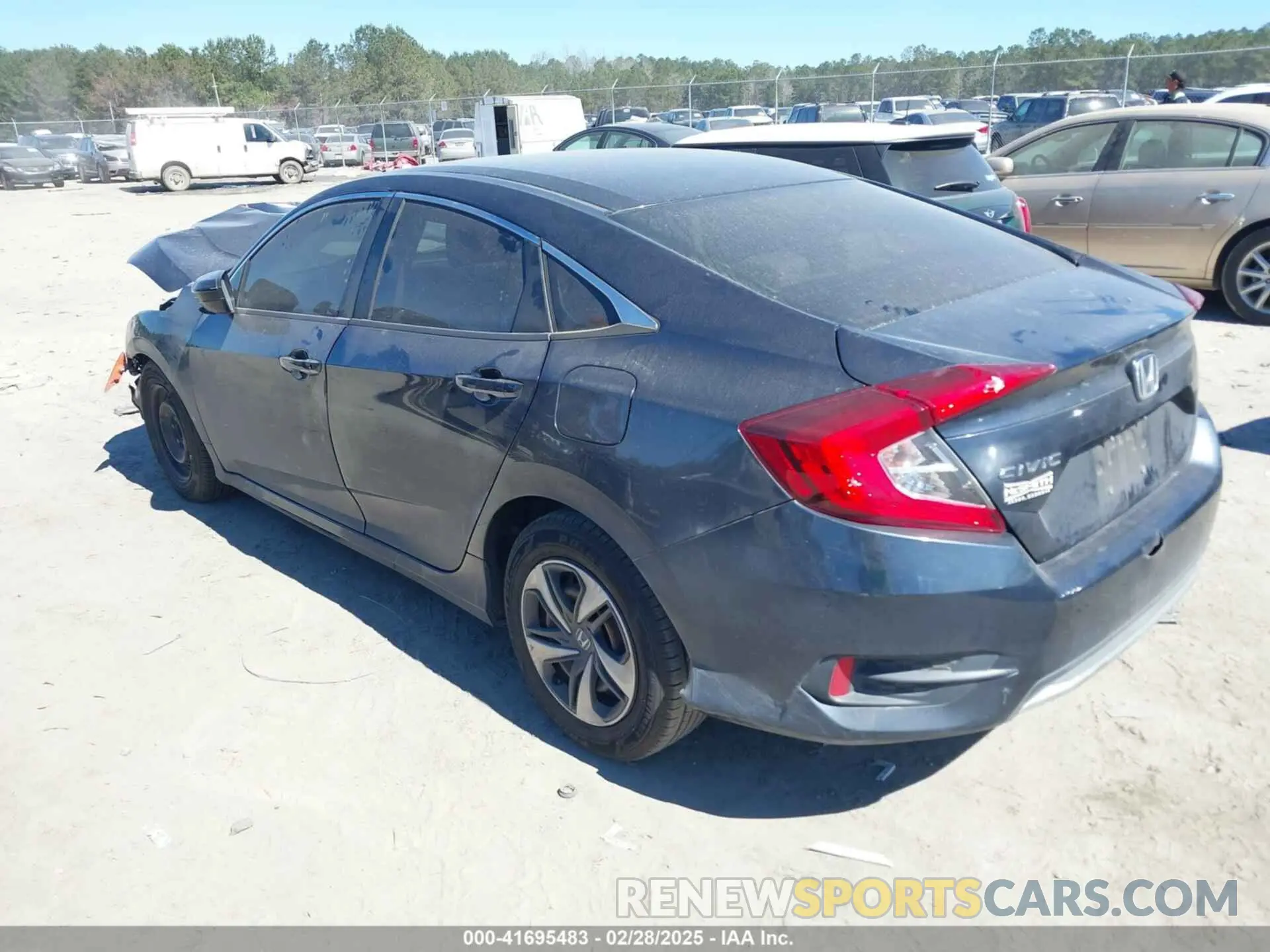 3 Photograph of a damaged car 19XFC2F67KE040661 HONDA CIVIC 2019