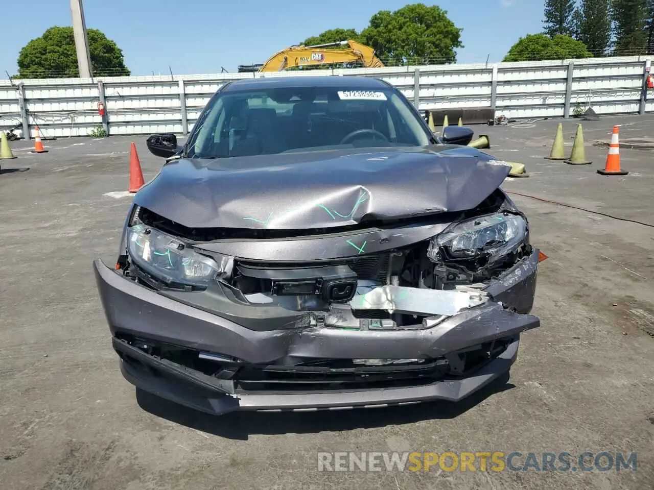5 Photograph of a damaged car 19XFC2F67KE042135 HONDA CIVIC 2019