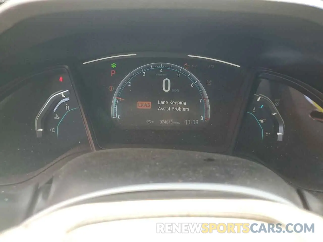9 Photograph of a damaged car 19XFC2F67KE042135 HONDA CIVIC 2019