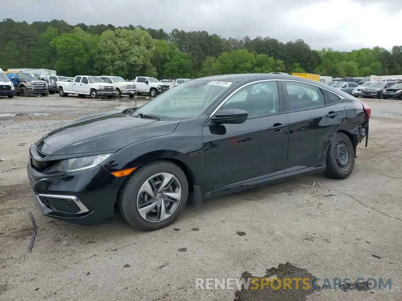 1 Photograph of a damaged car 19XFC2F67KE050669 HONDA CIVIC 2019