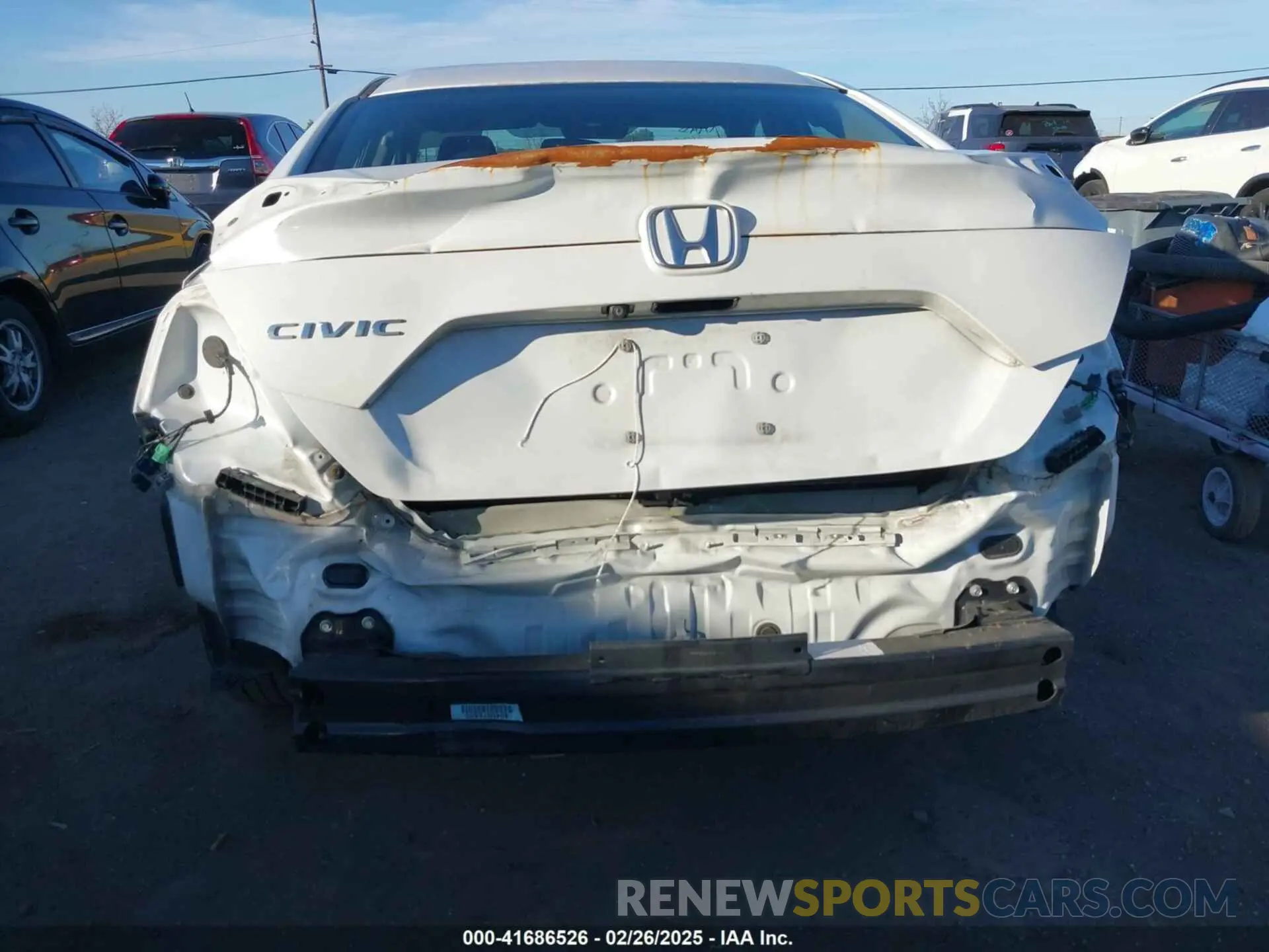 6 Photograph of a damaged car 19XFC2F67KE208167 HONDA CIVIC 2019