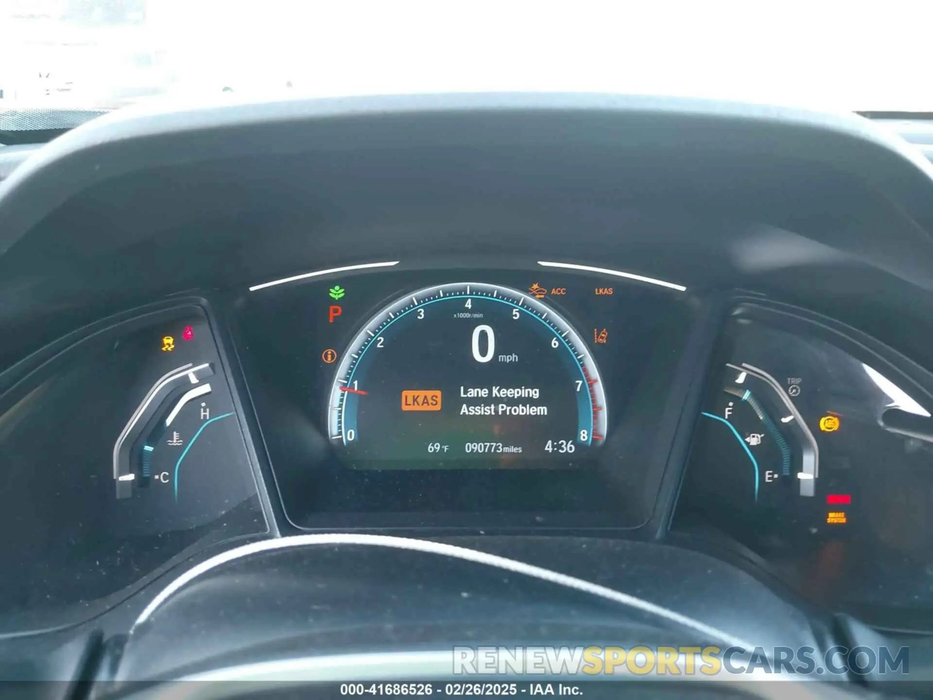 7 Photograph of a damaged car 19XFC2F67KE208167 HONDA CIVIC 2019