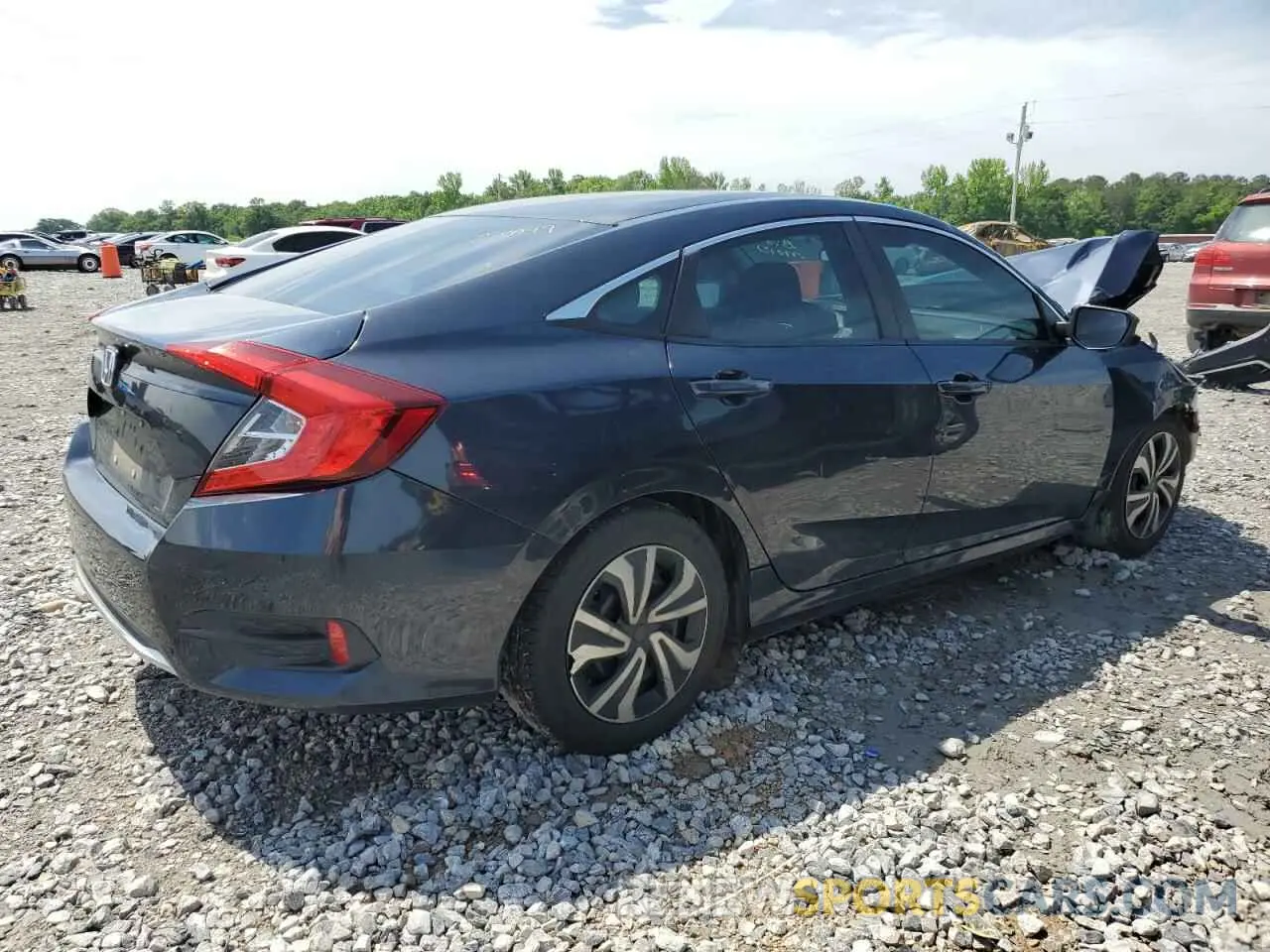 3 Photograph of a damaged car 19XFC2F68KE001402 HONDA CIVIC 2019