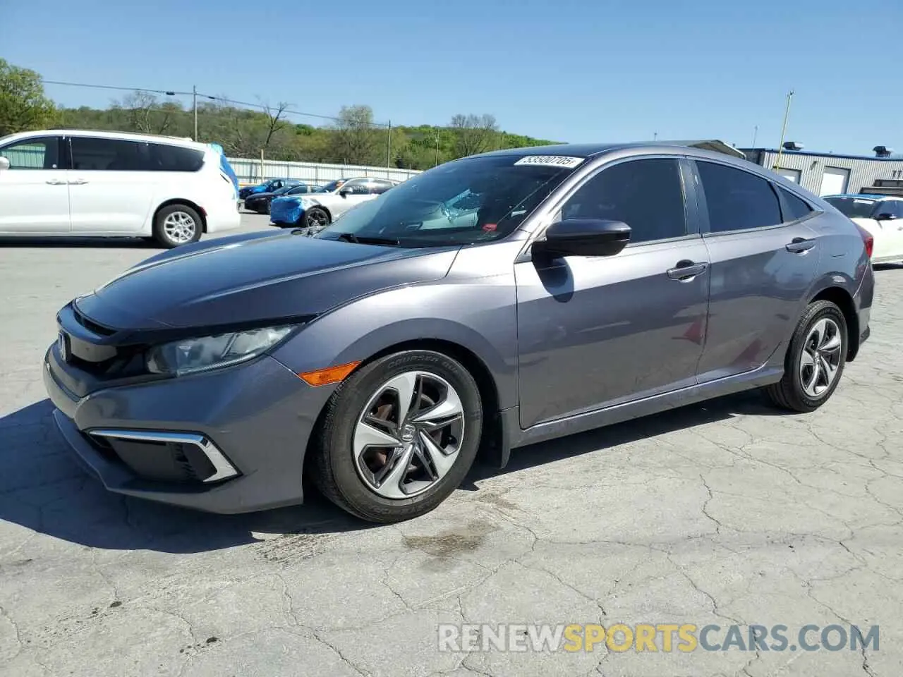 1 Photograph of a damaged car 19XFC2F68KE003117 HONDA CIVIC 2019