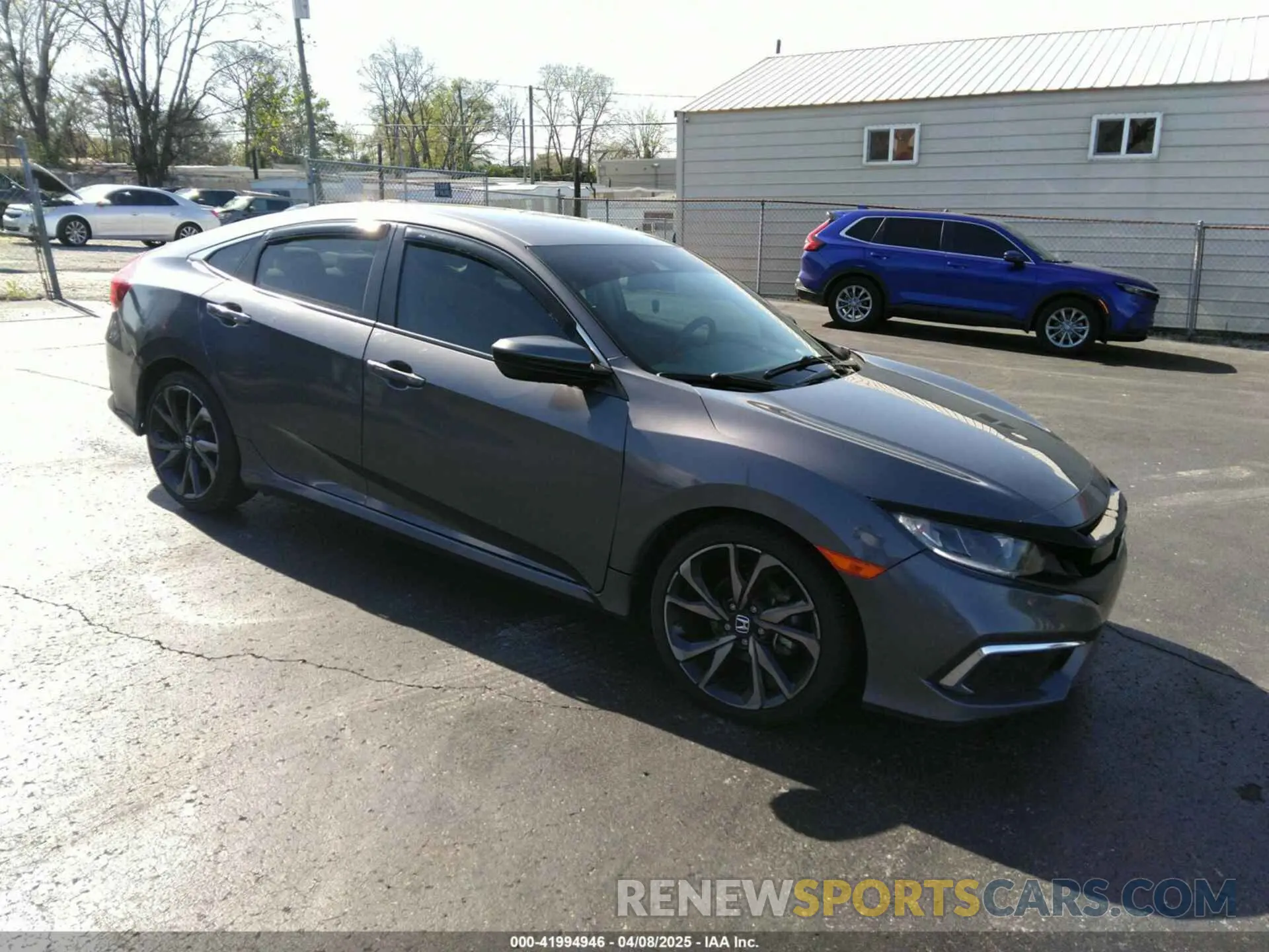 1 Photograph of a damaged car 19XFC2F68KE011251 HONDA CIVIC 2019