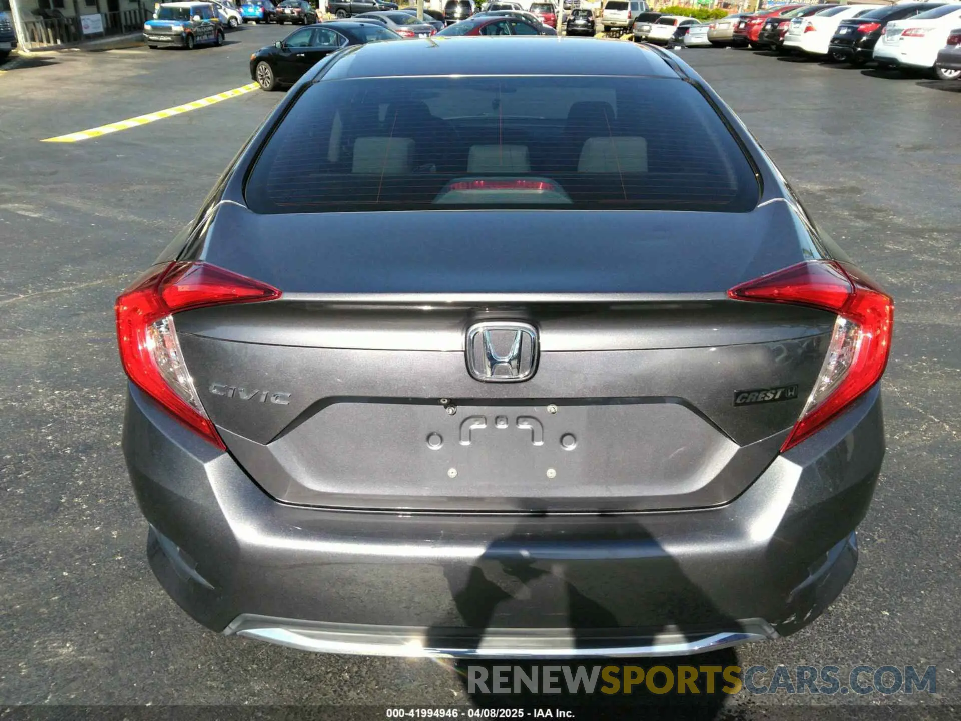 16 Photograph of a damaged car 19XFC2F68KE011251 HONDA CIVIC 2019