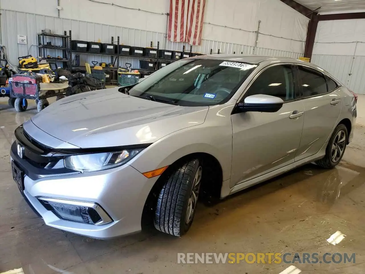1 Photograph of a damaged car 19XFC2F68KE011783 HONDA CIVIC 2019
