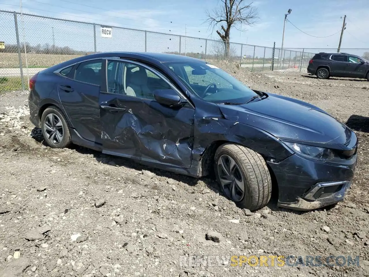 4 Photograph of a damaged car 19XFC2F68KE024291 HONDA CIVIC 2019