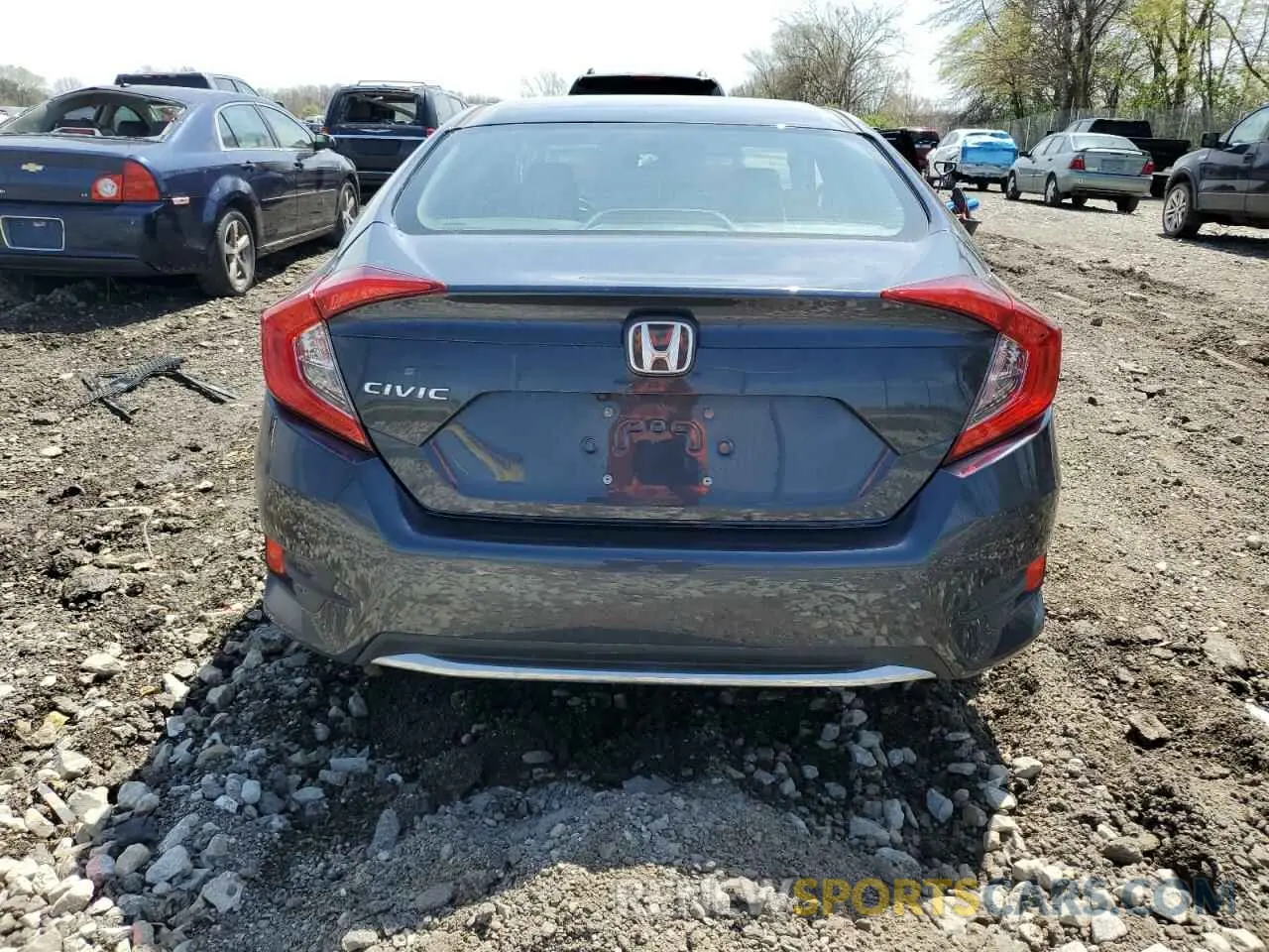 6 Photograph of a damaged car 19XFC2F68KE024291 HONDA CIVIC 2019