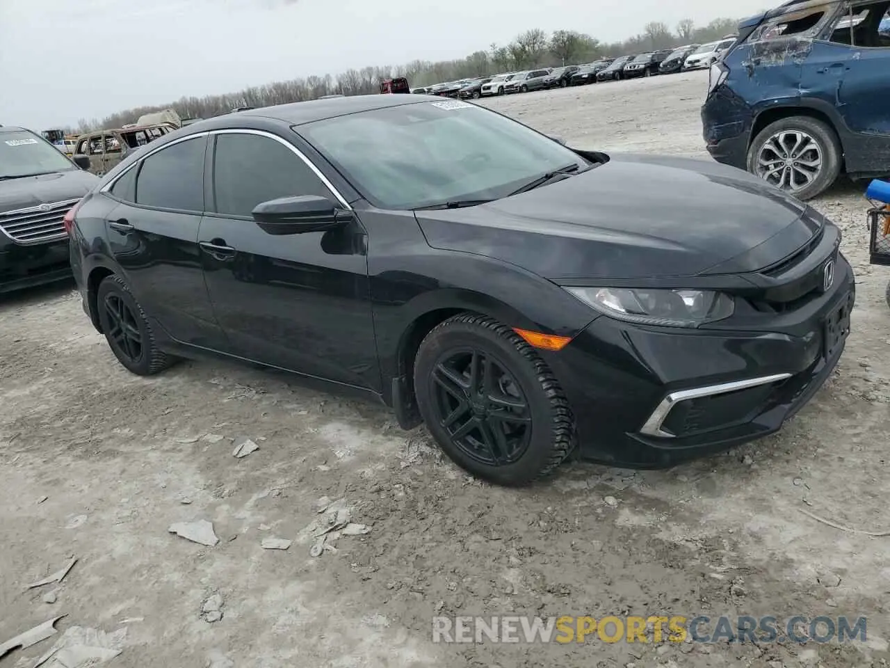 4 Photograph of a damaged car 19XFC2F68KE025280 HONDA CIVIC 2019