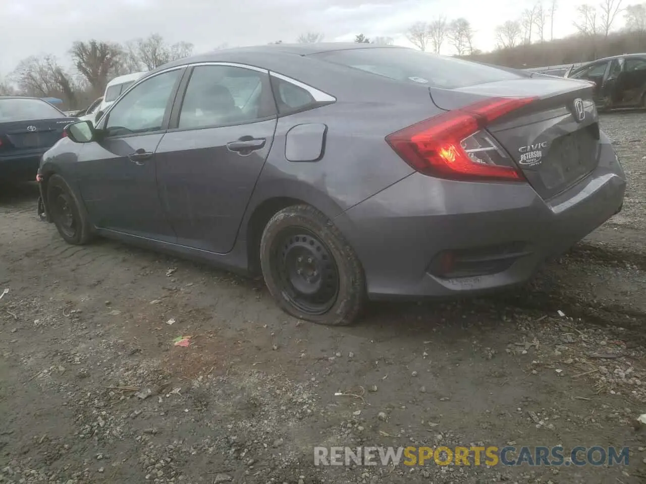 2 Photograph of a damaged car 19XFC2F68KE027773 HONDA CIVIC 2019