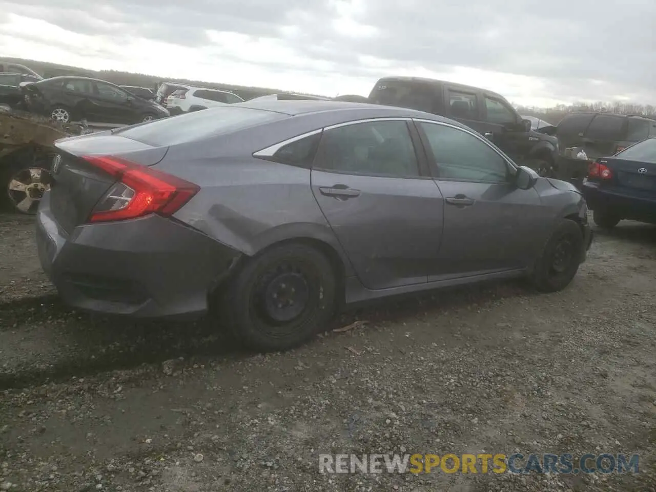 3 Photograph of a damaged car 19XFC2F68KE027773 HONDA CIVIC 2019
