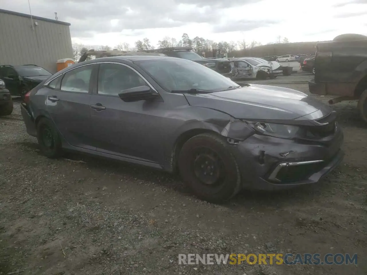 4 Photograph of a damaged car 19XFC2F68KE027773 HONDA CIVIC 2019