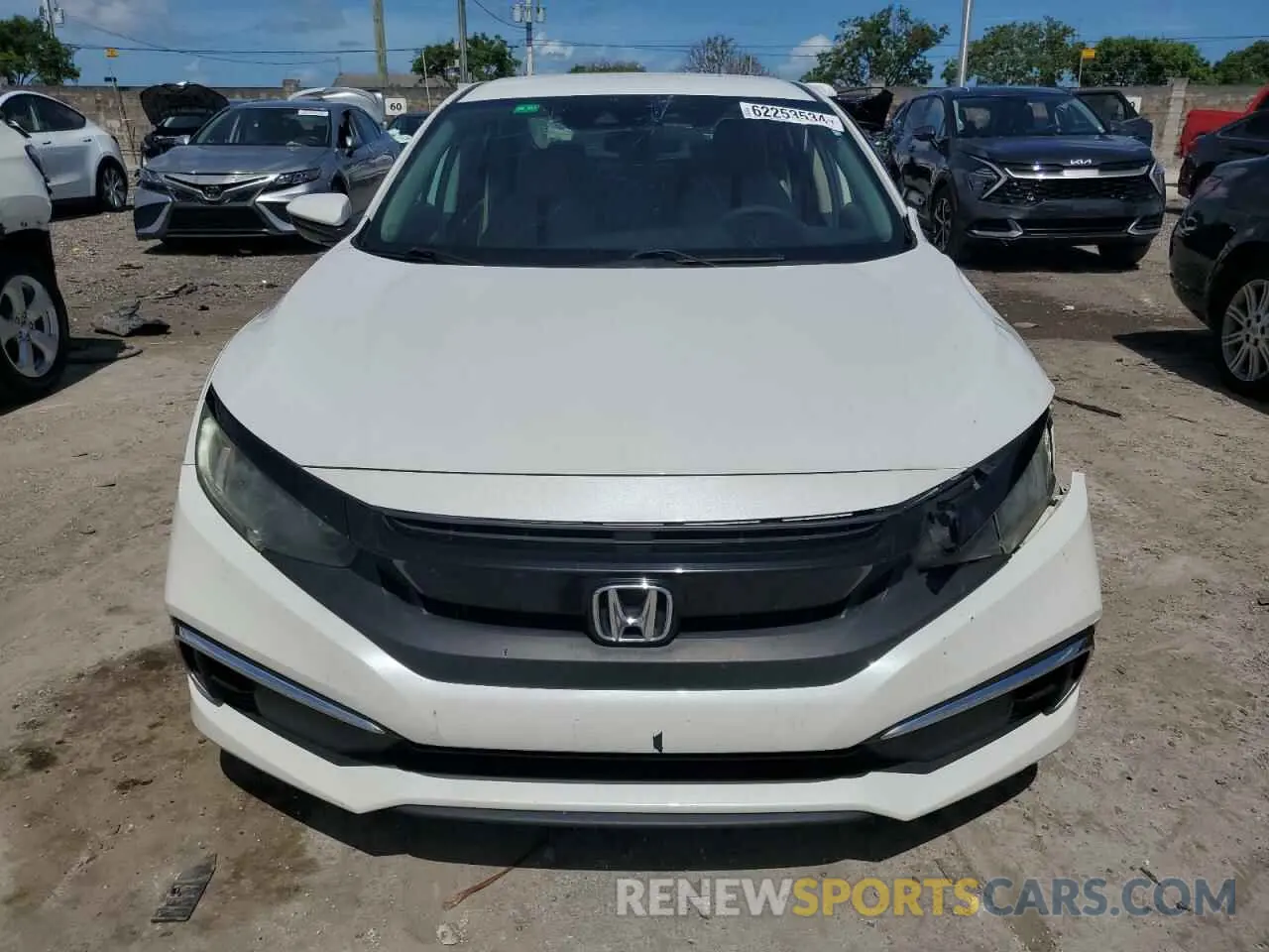 5 Photograph of a damaged car 19XFC2F68KE028664 HONDA CIVIC 2019