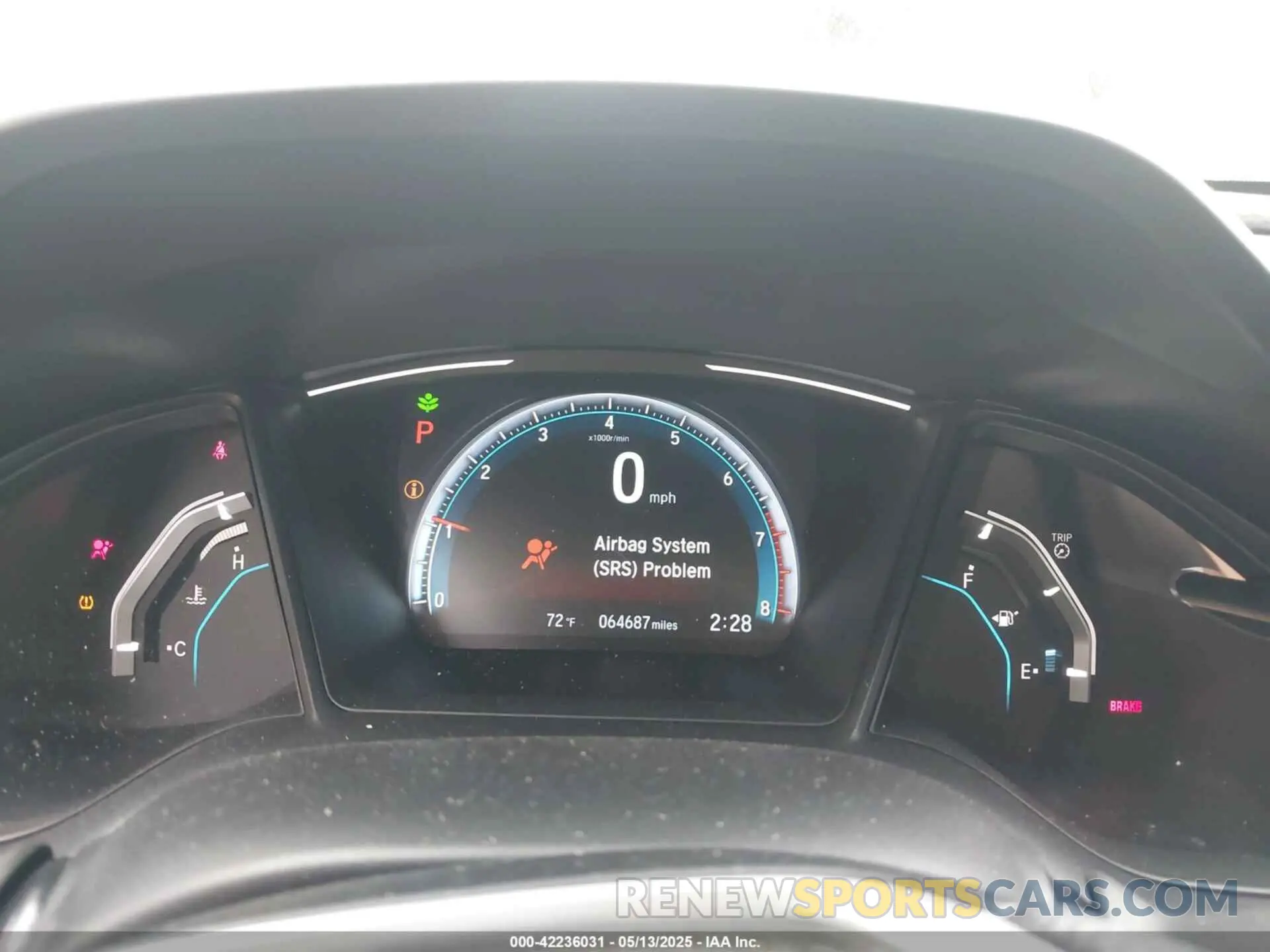 7 Photograph of a damaged car 19XFC2F68KE029927 HONDA CIVIC 2019