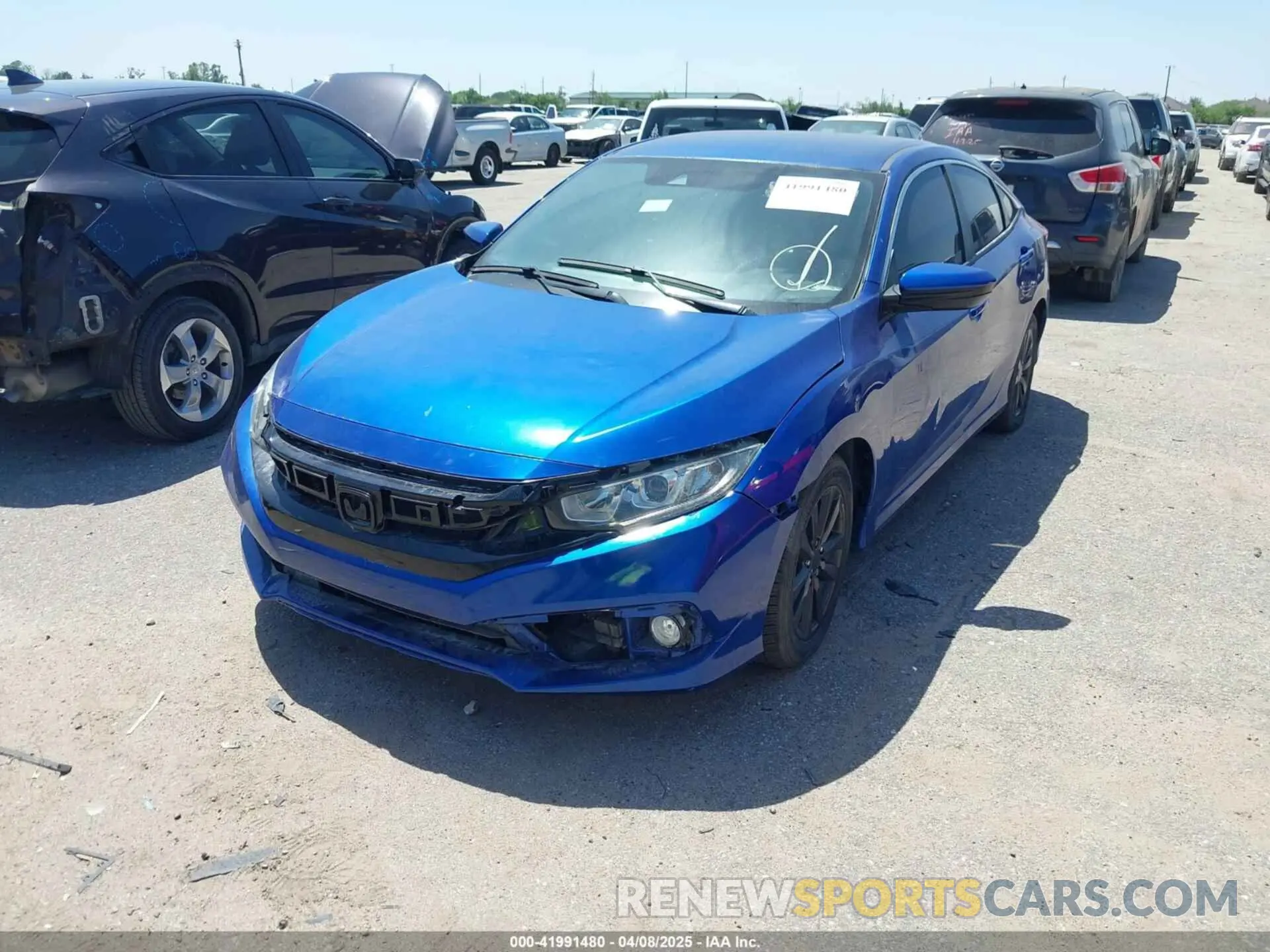 2 Photograph of a damaged car 19XFC2F68KE036912 HONDA CIVIC 2019