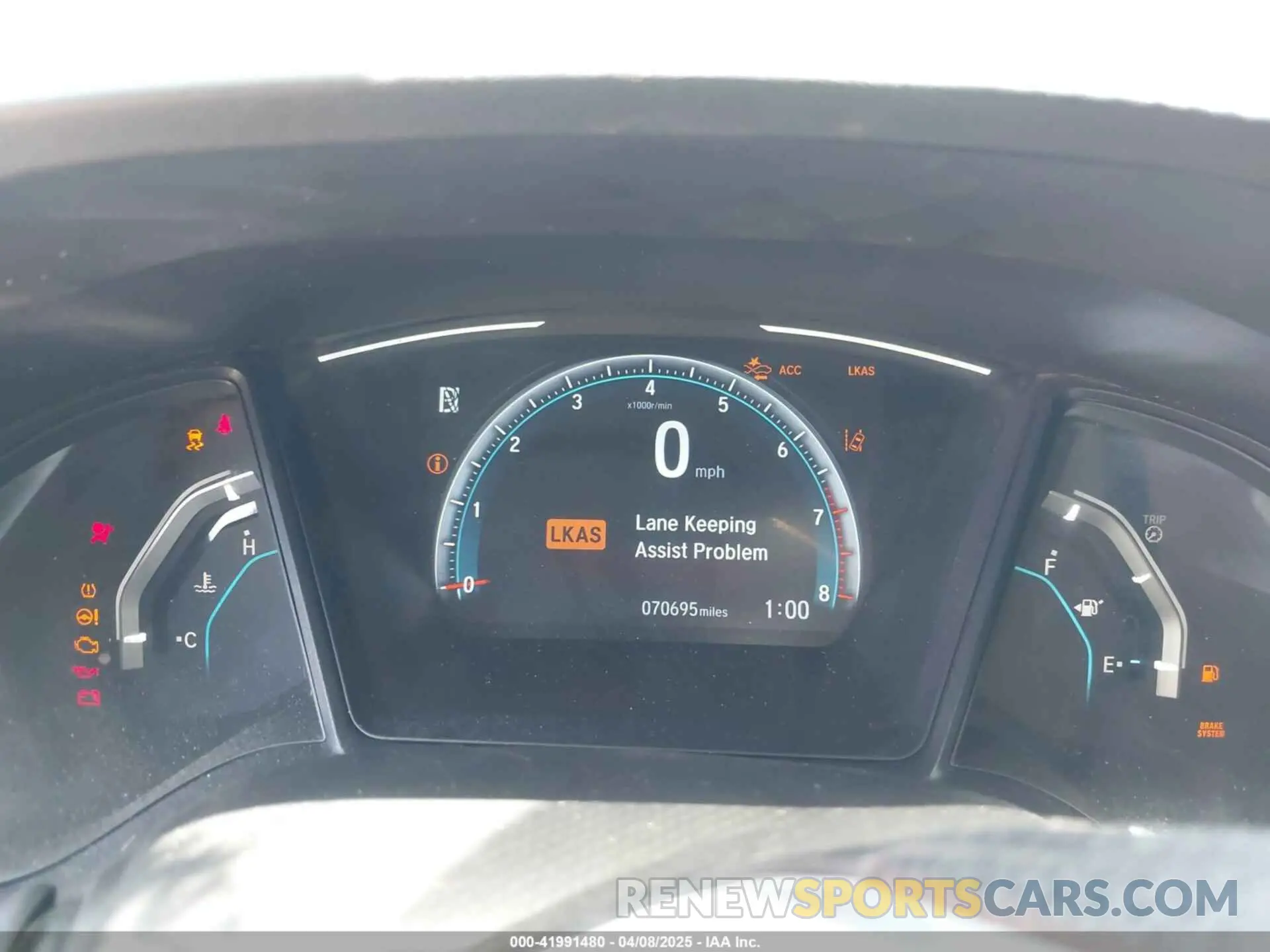 7 Photograph of a damaged car 19XFC2F68KE036912 HONDA CIVIC 2019