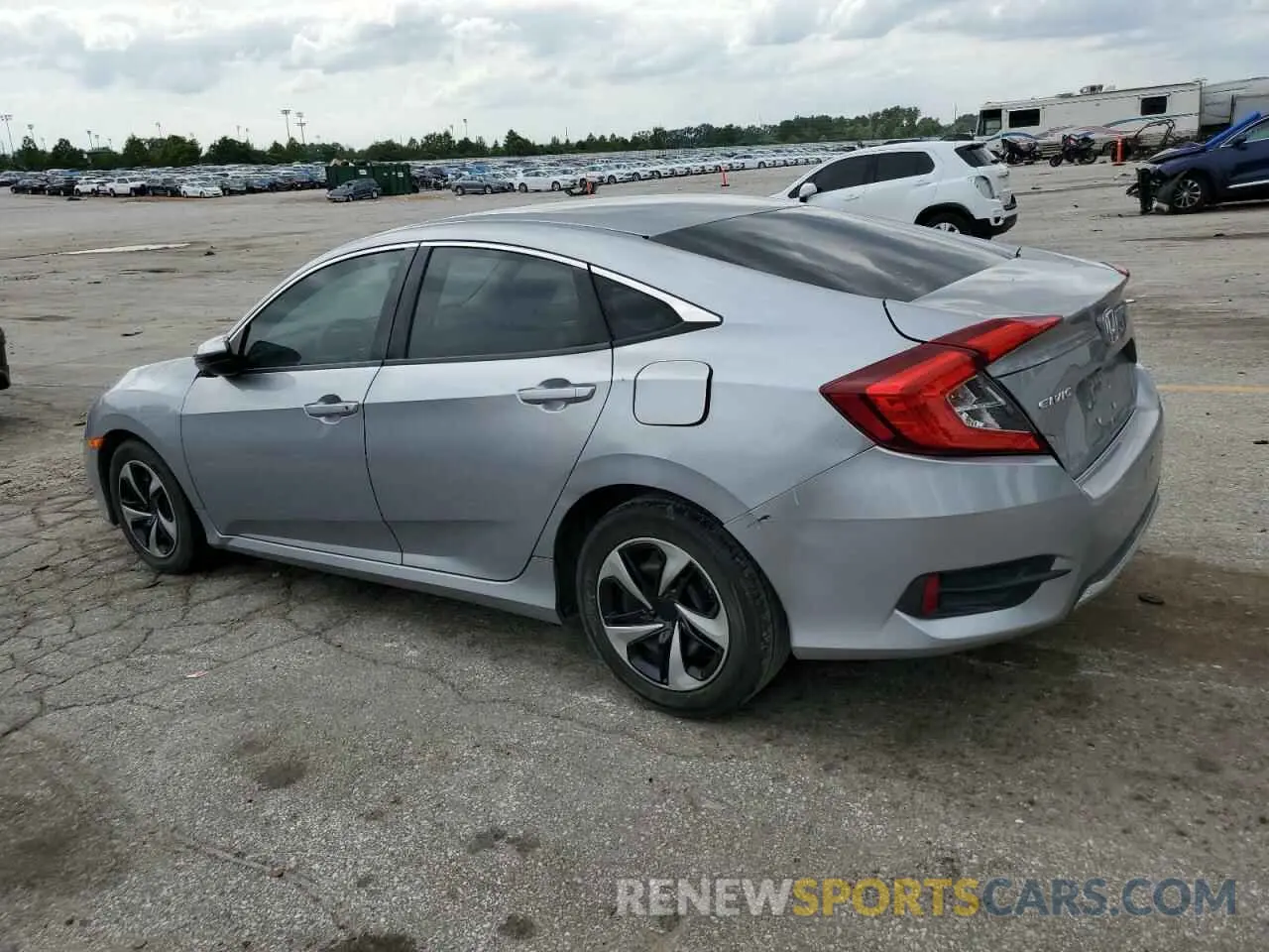 2 Photograph of a damaged car 19XFC2F68KE038434 HONDA CIVIC 2019