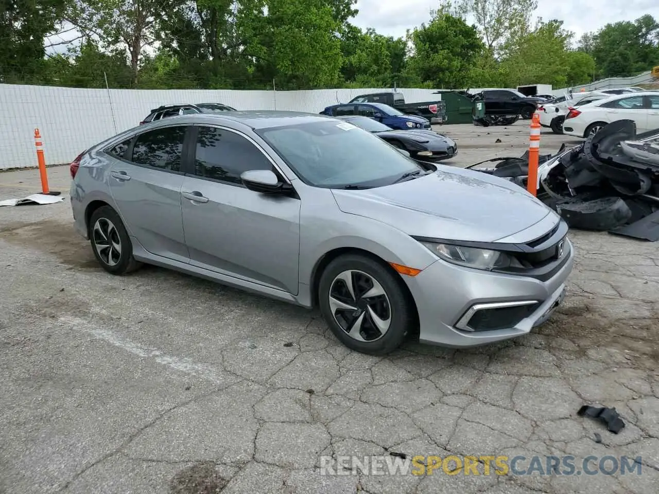 4 Photograph of a damaged car 19XFC2F68KE038434 HONDA CIVIC 2019