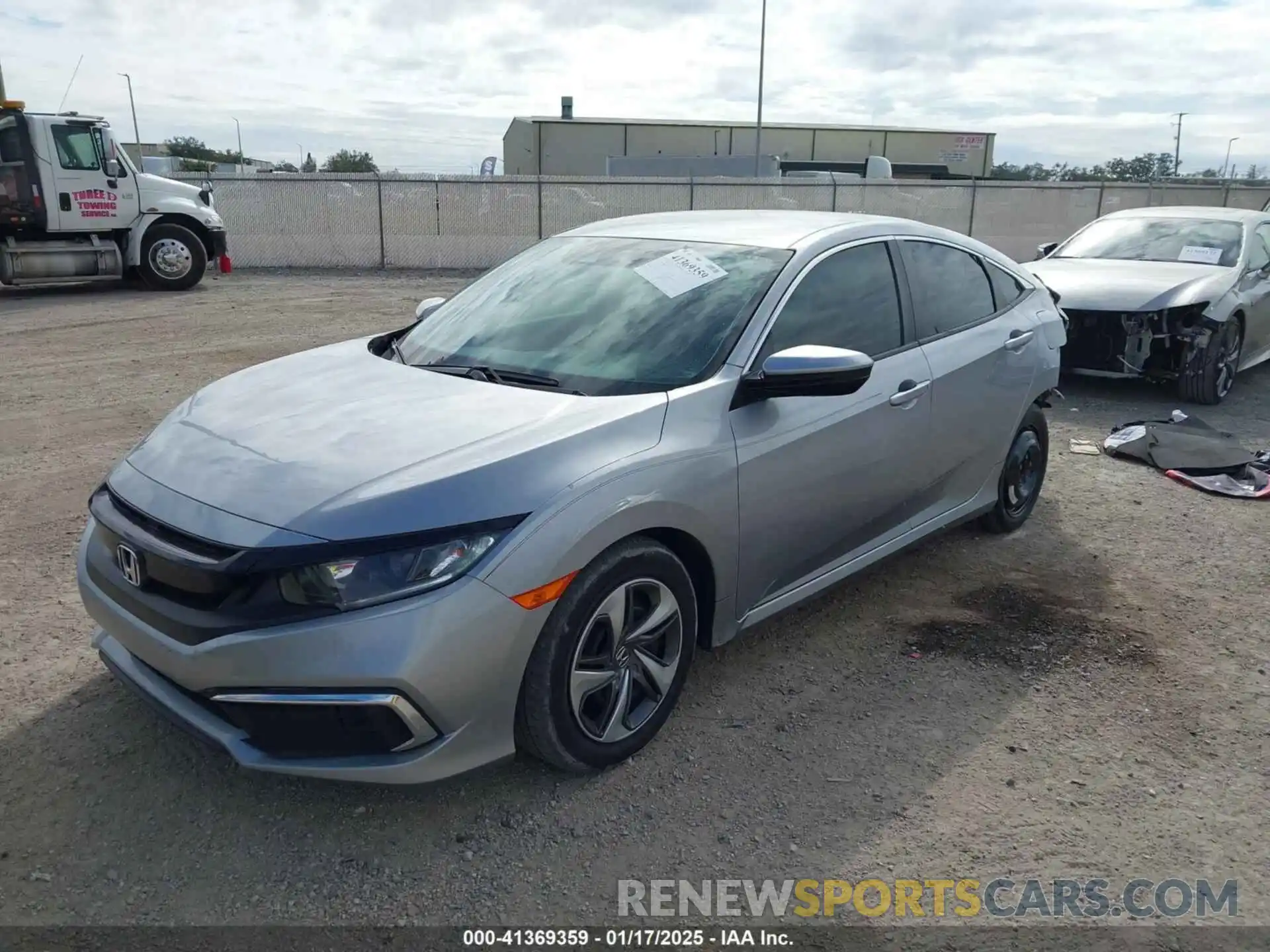 2 Photograph of a damaged car 19XFC2F68KE046677 HONDA CIVIC 2019