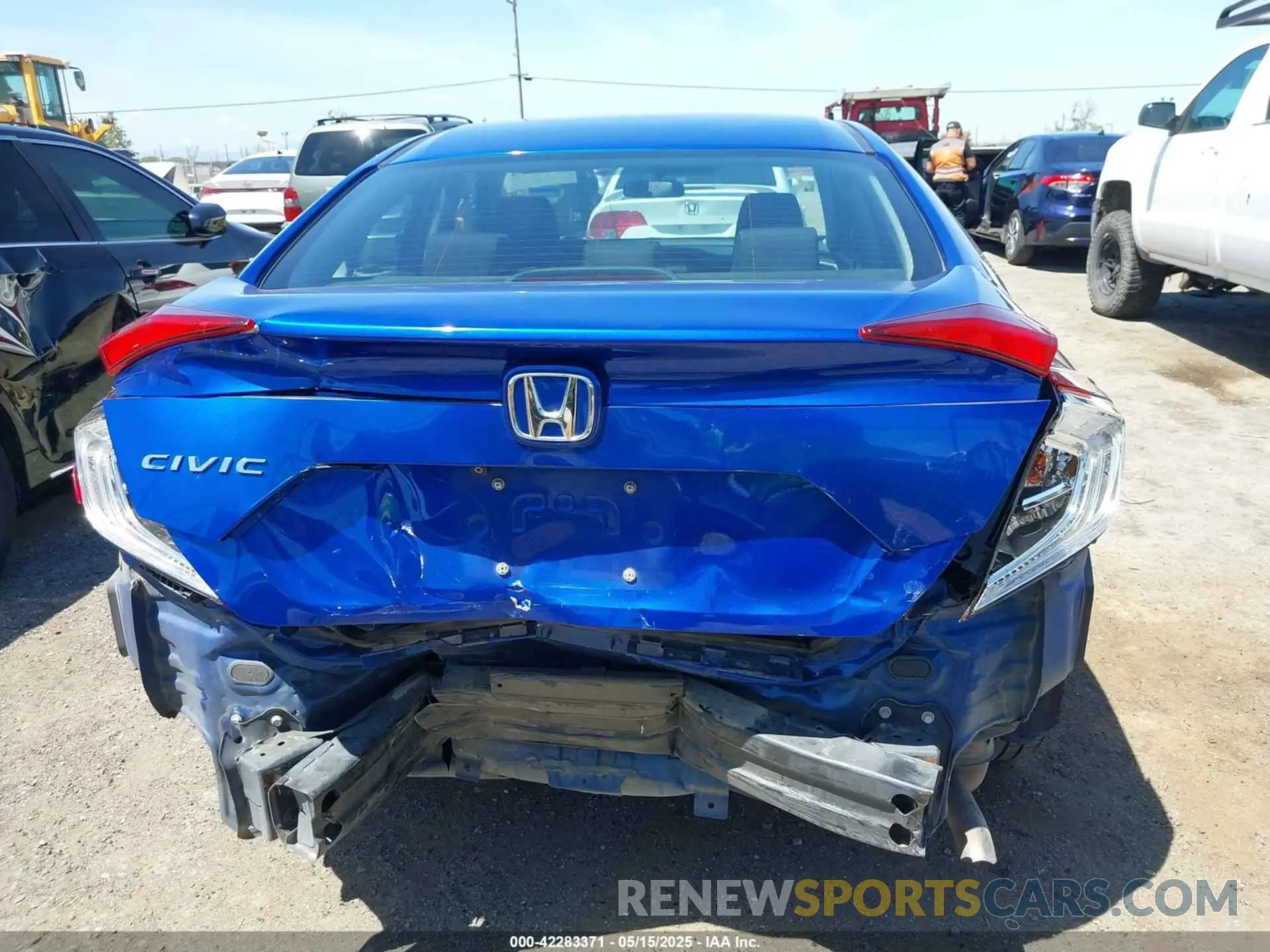 16 Photograph of a damaged car 19XFC2F68KE214611 HONDA CIVIC 2019
