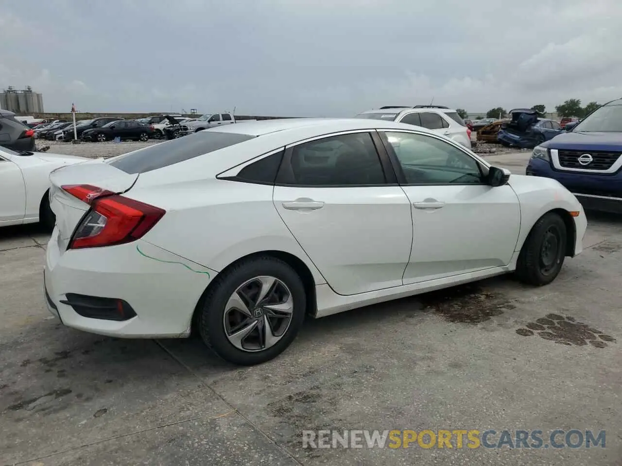 3 Photograph of a damaged car 19XFC2F69KE015602 HONDA CIVIC 2019