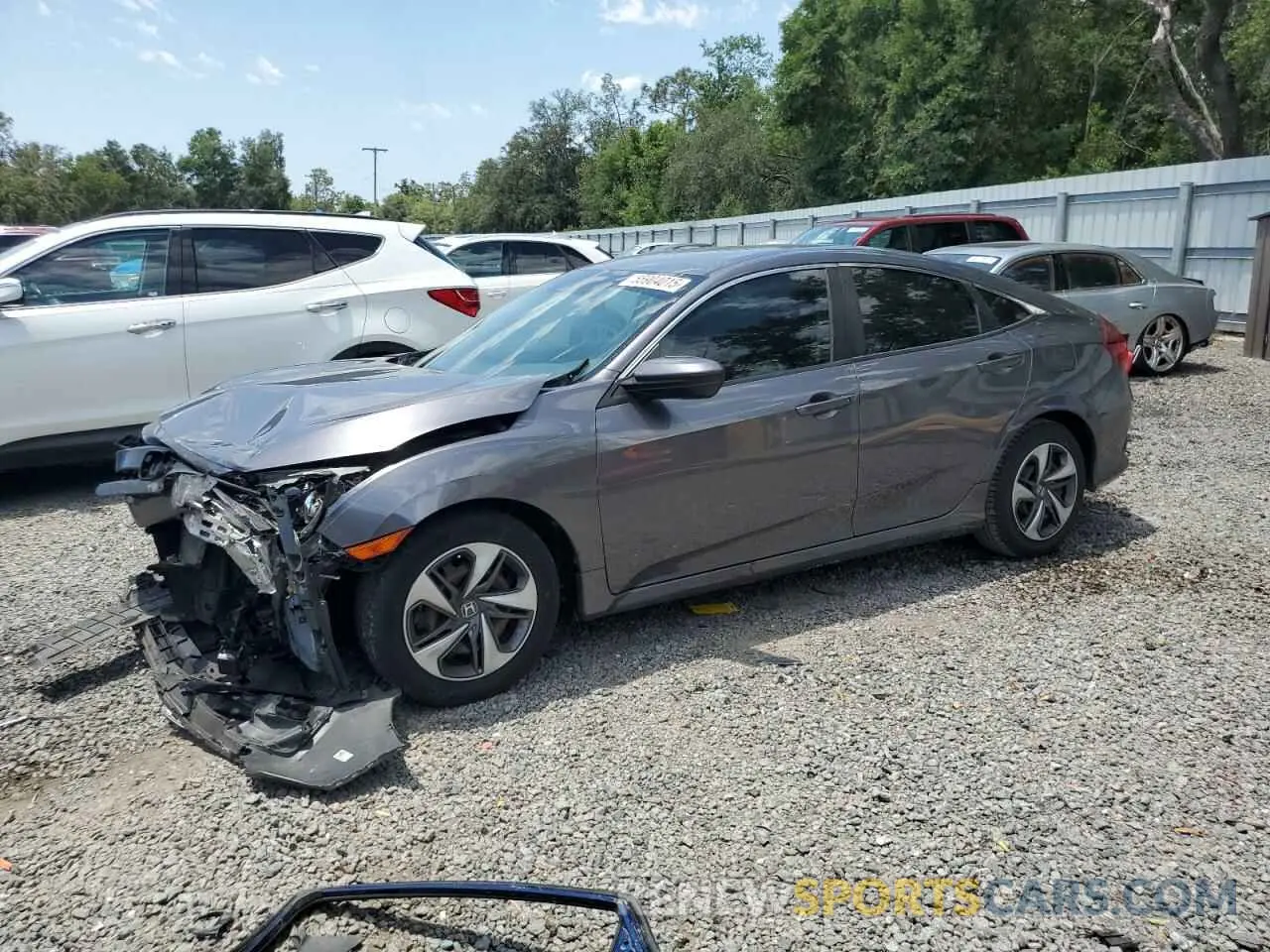 1 Photograph of a damaged car 19XFC2F69KE019262 HONDA CIVIC 2019